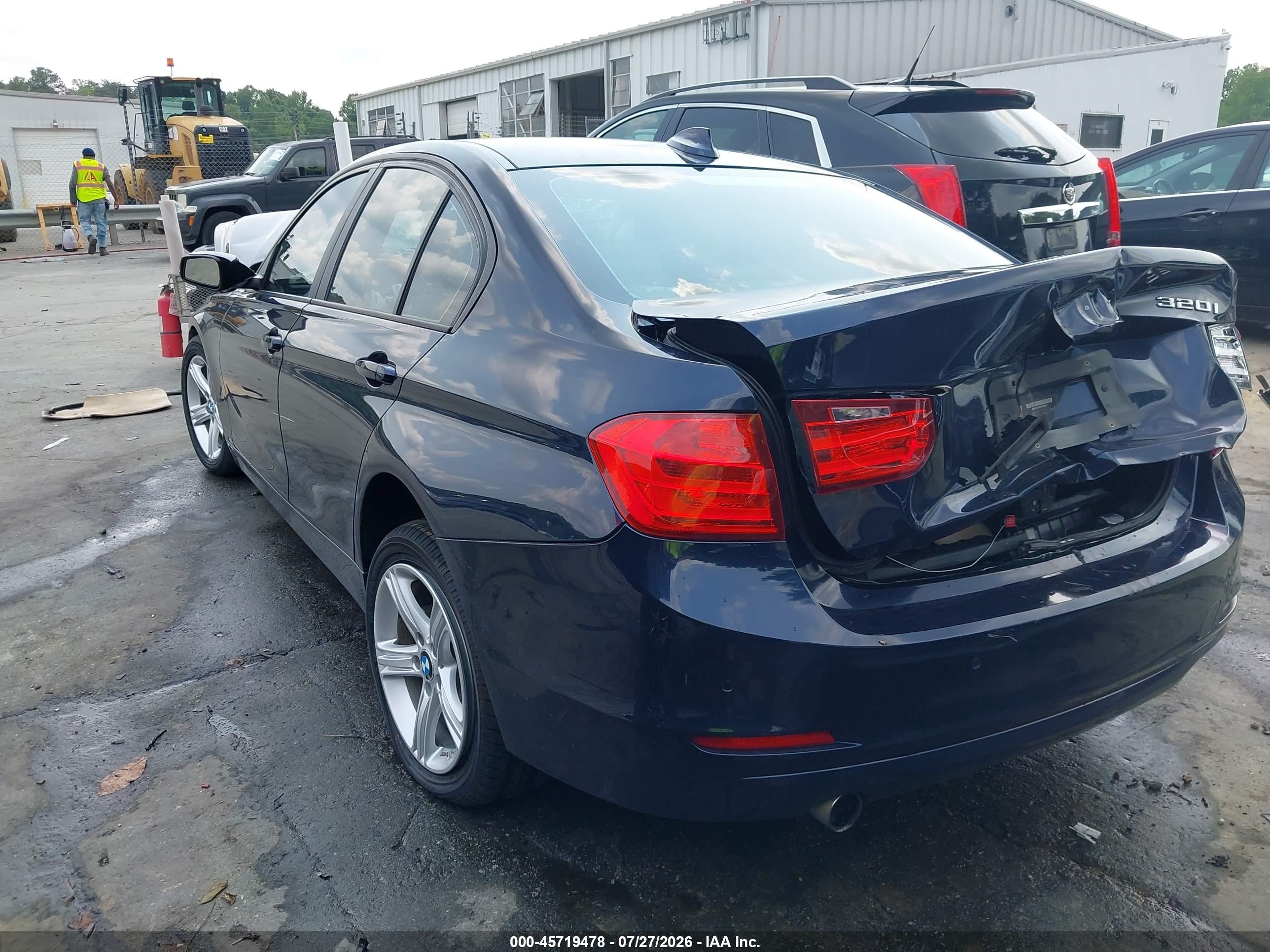 2015 Bmw 320i   Black vin: WBA3B1C54FK139319