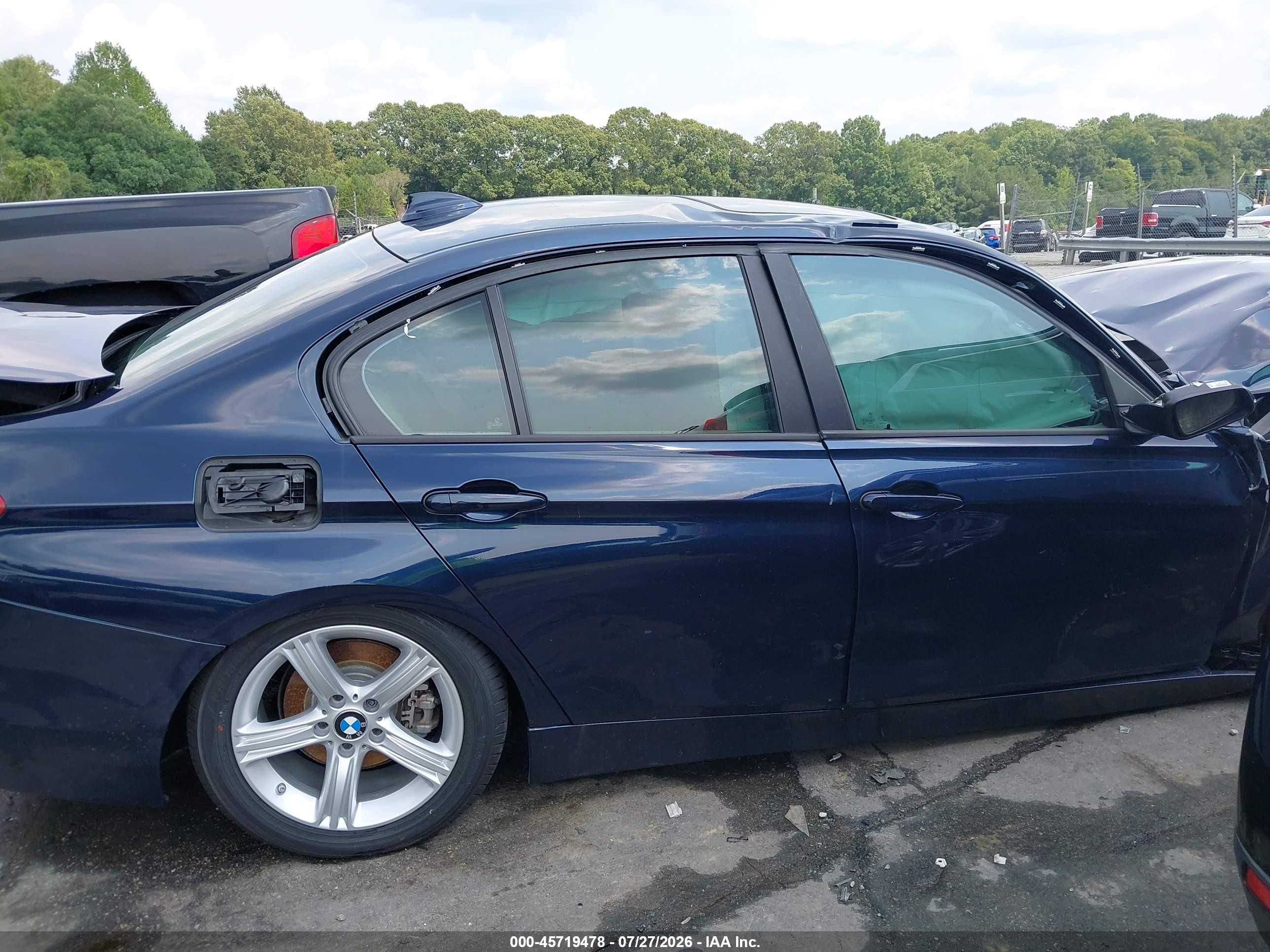 2015 Bmw 320i   Black vin: WBA3B1C54FK139319
