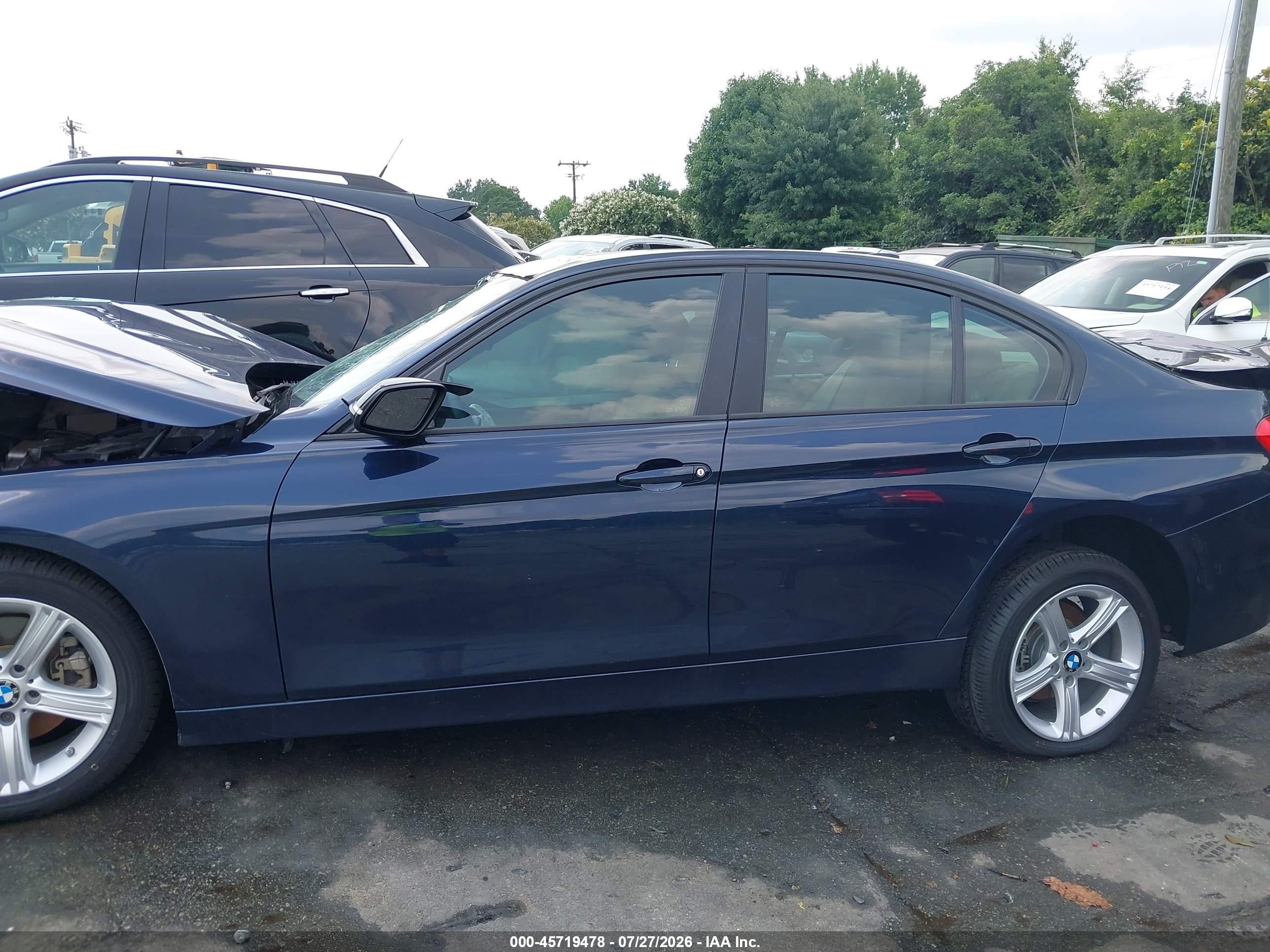 2015 Bmw 320i   Black vin: WBA3B1C54FK139319