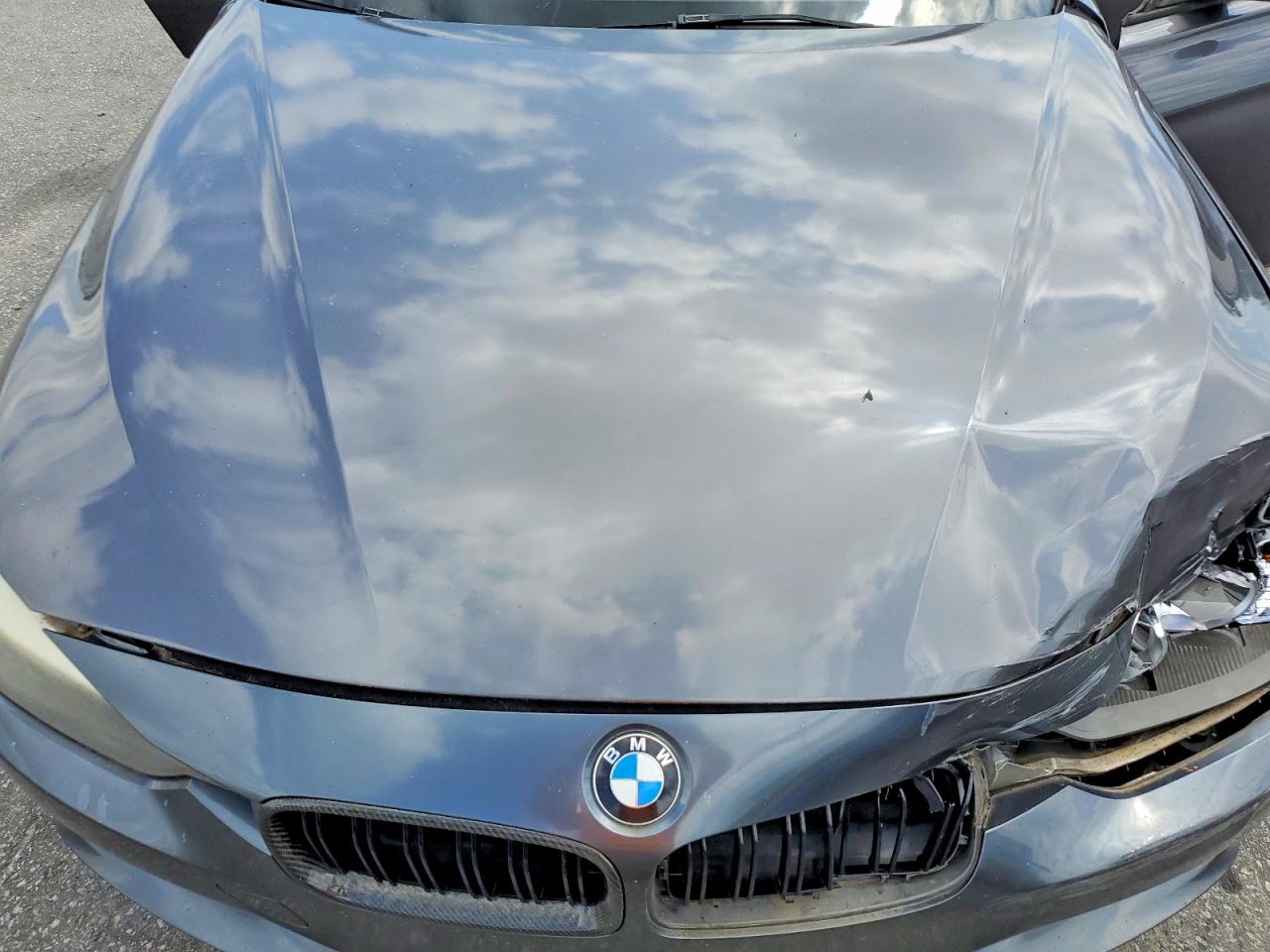 2013 Bmw 320 I Gray vin: WBA3B1C55DK128777