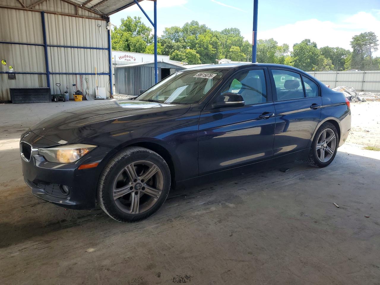 2014 Bmw 320 I Blue vin: WBA3B1C55EP678596