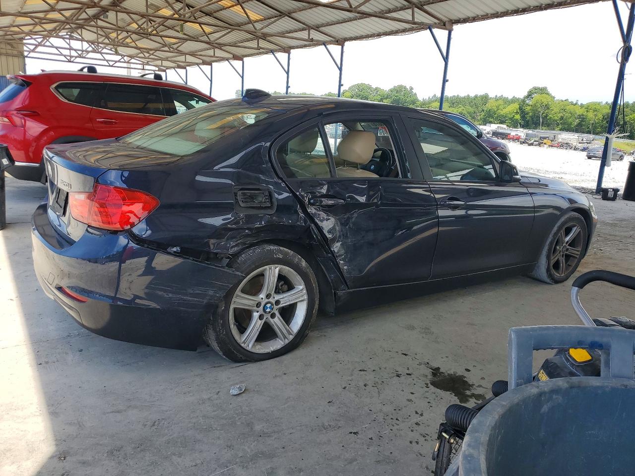 2014 Bmw 320 I Blue vin: WBA3B1C55EP678596