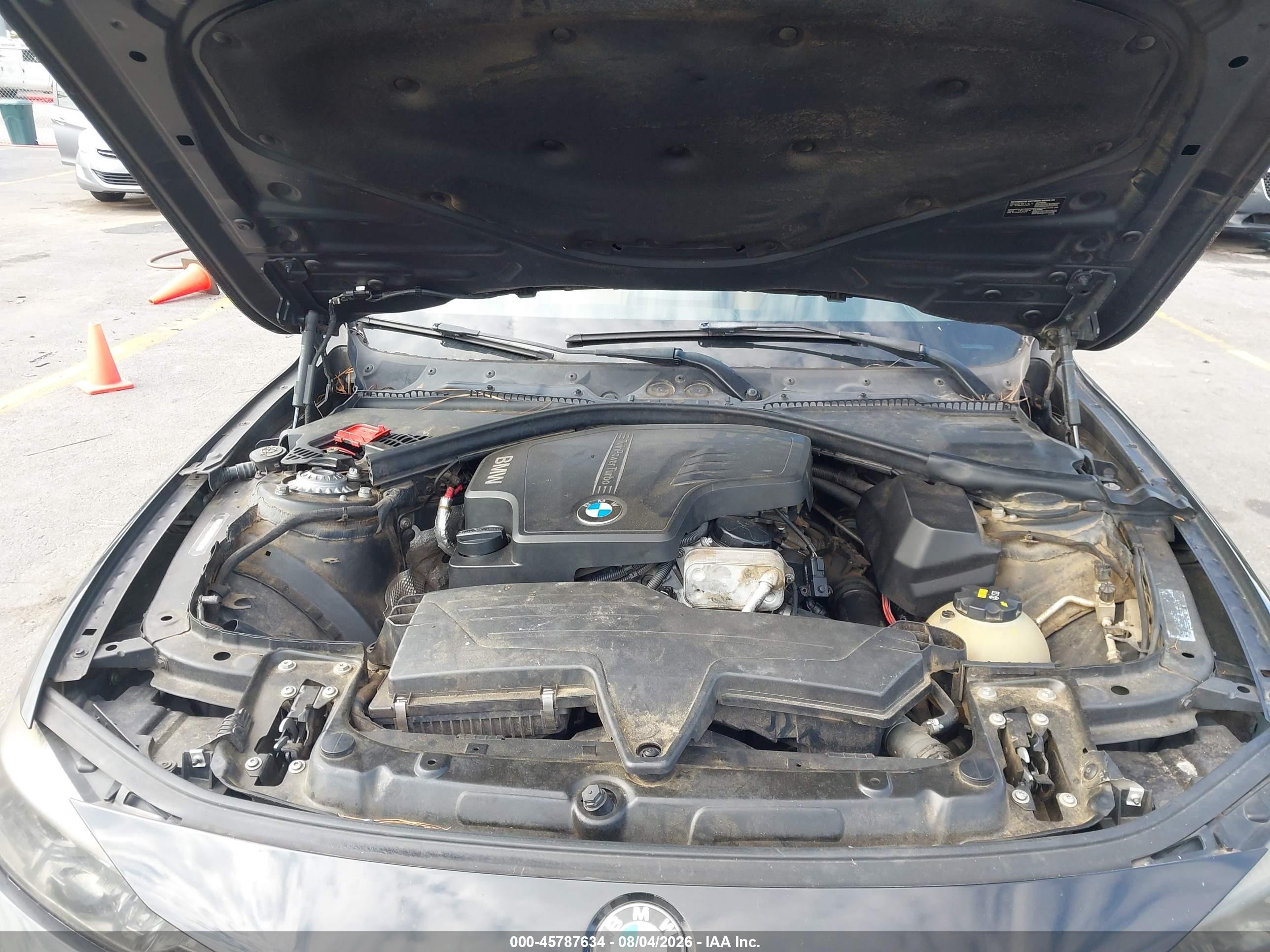 2014 Bmw 320i   Черный vin: WBA3B1C55EP679876