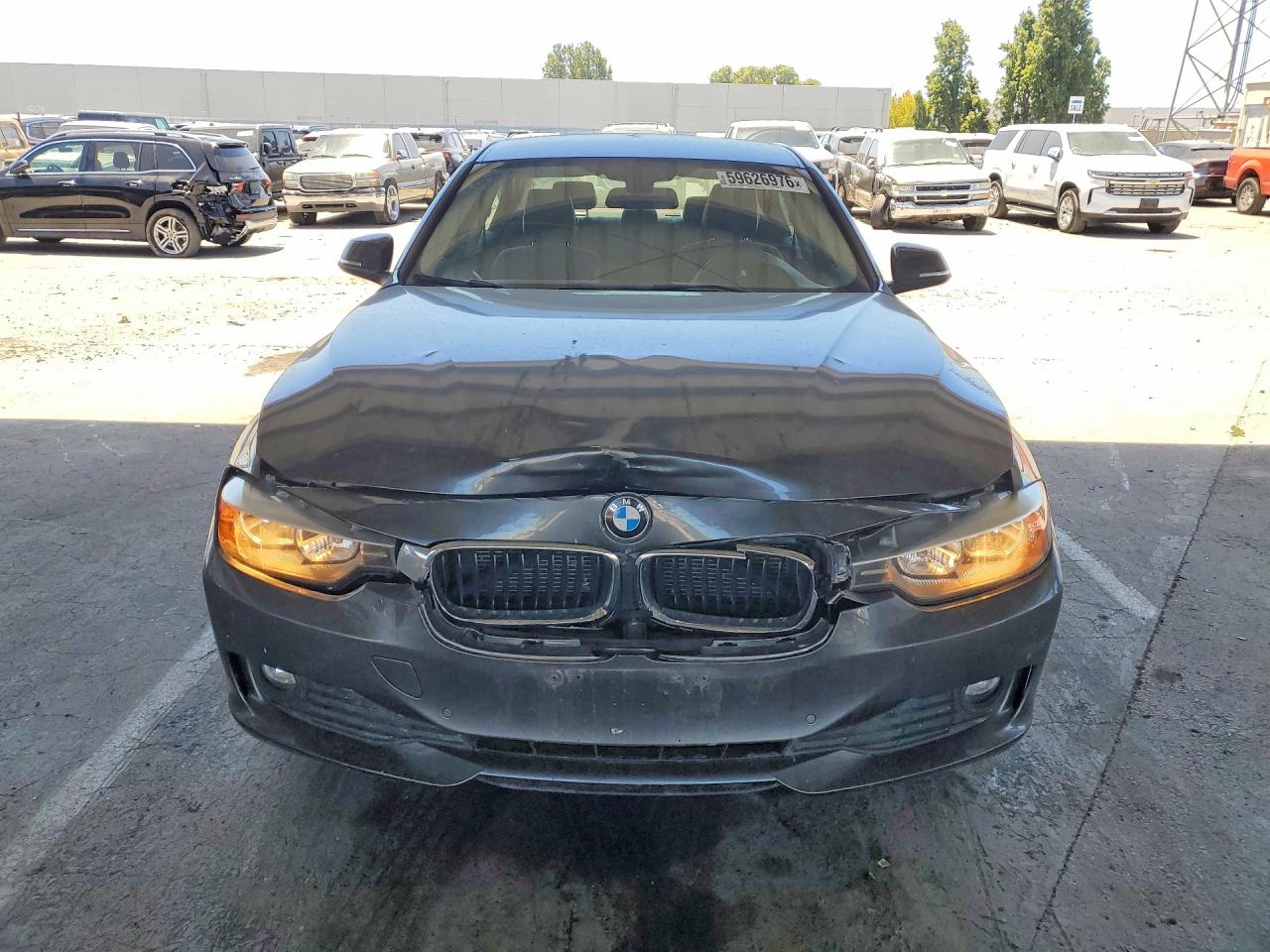 2015 Bmw 320 I Gray vin: WBA3B1C55FK138003