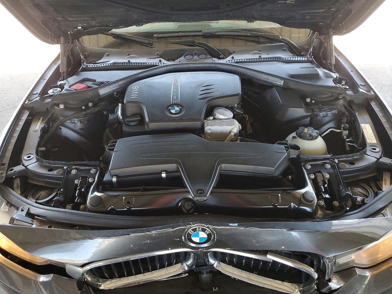 2015 Bmw 320 I Gray vin: WBA3B1C55FK138003