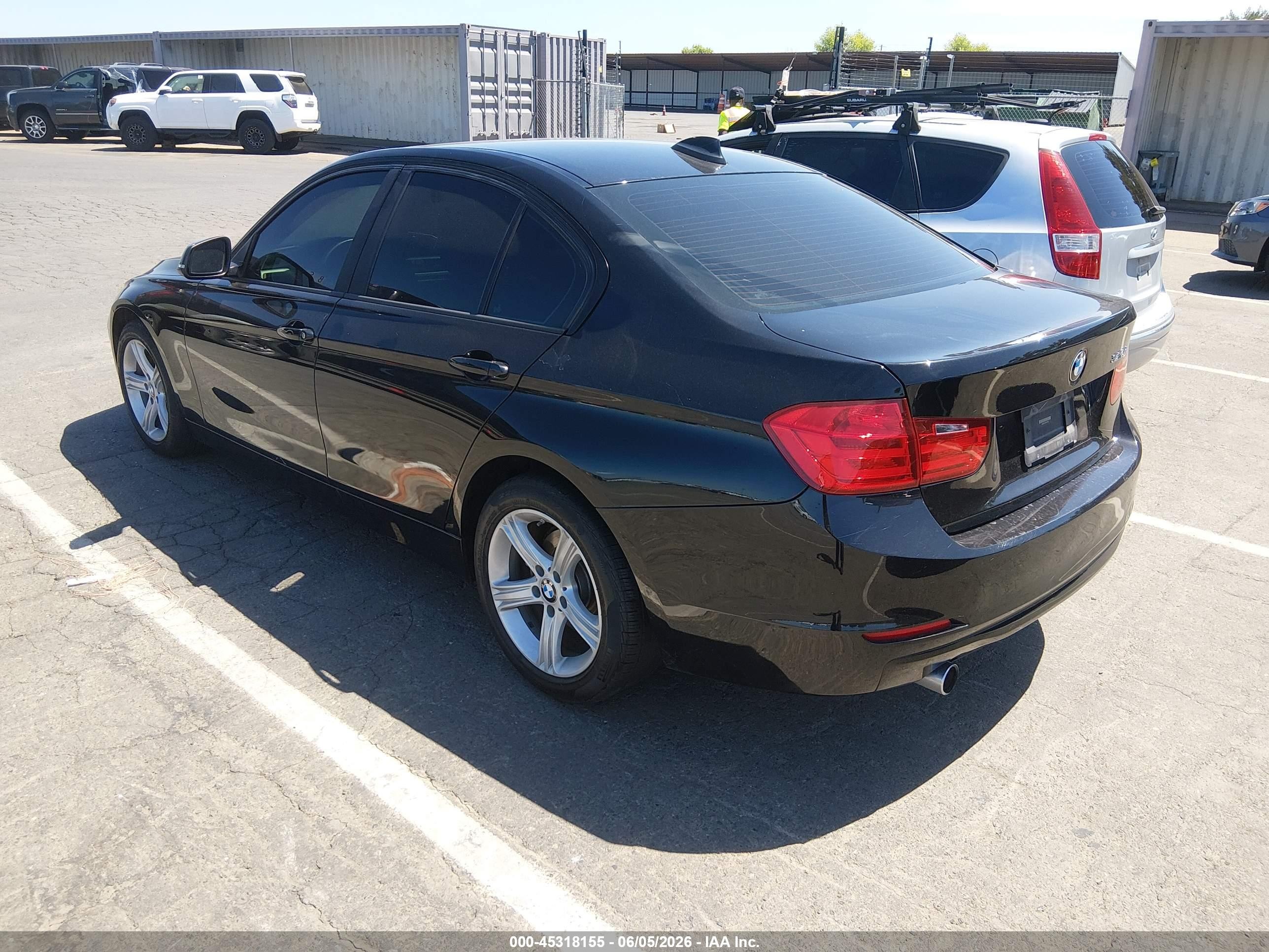 2015 Bmw 320i   Black vin: WBA3B1C55FK141399