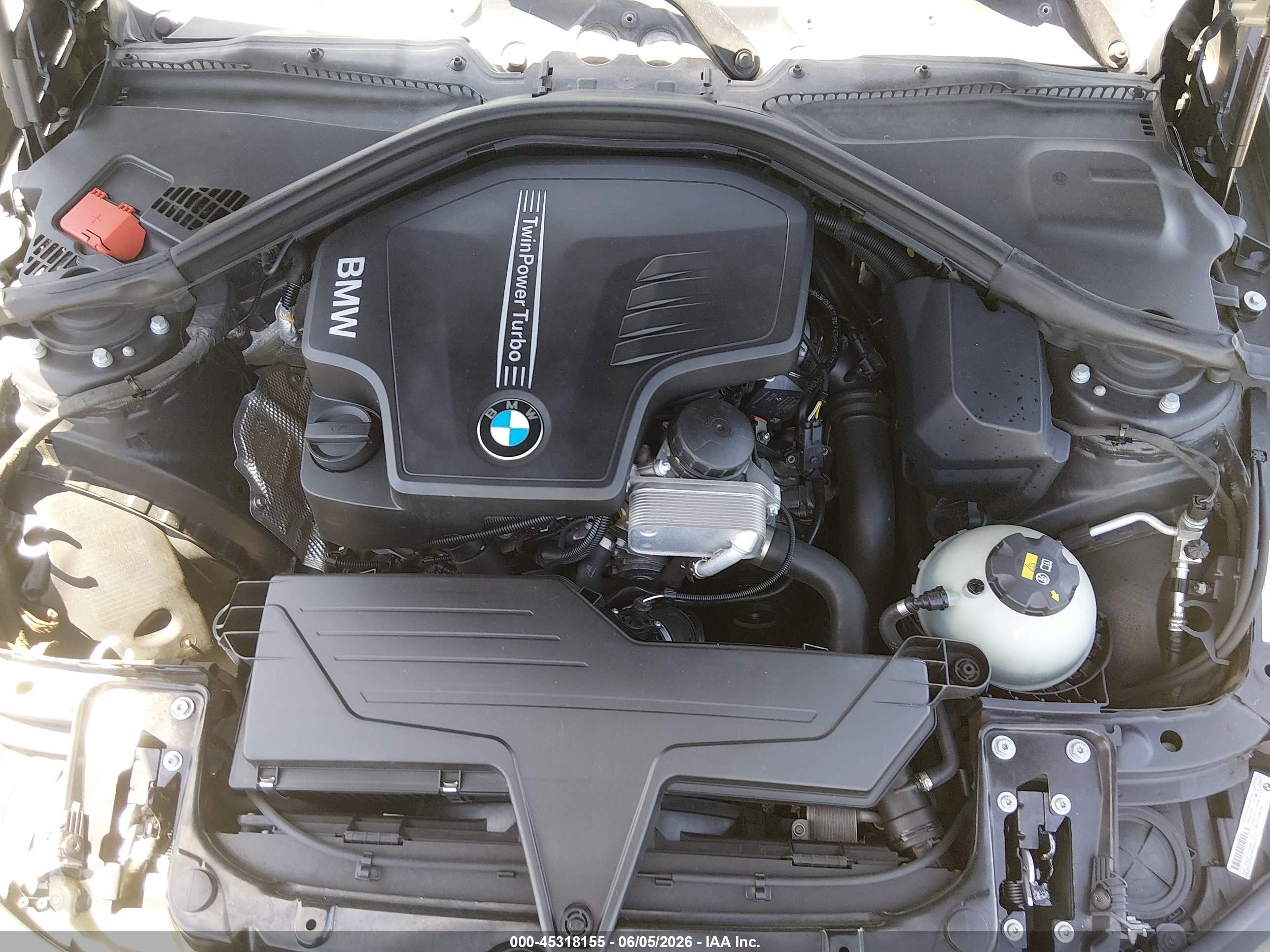 2015 Bmw 320i   Black vin: WBA3B1C55FK141399