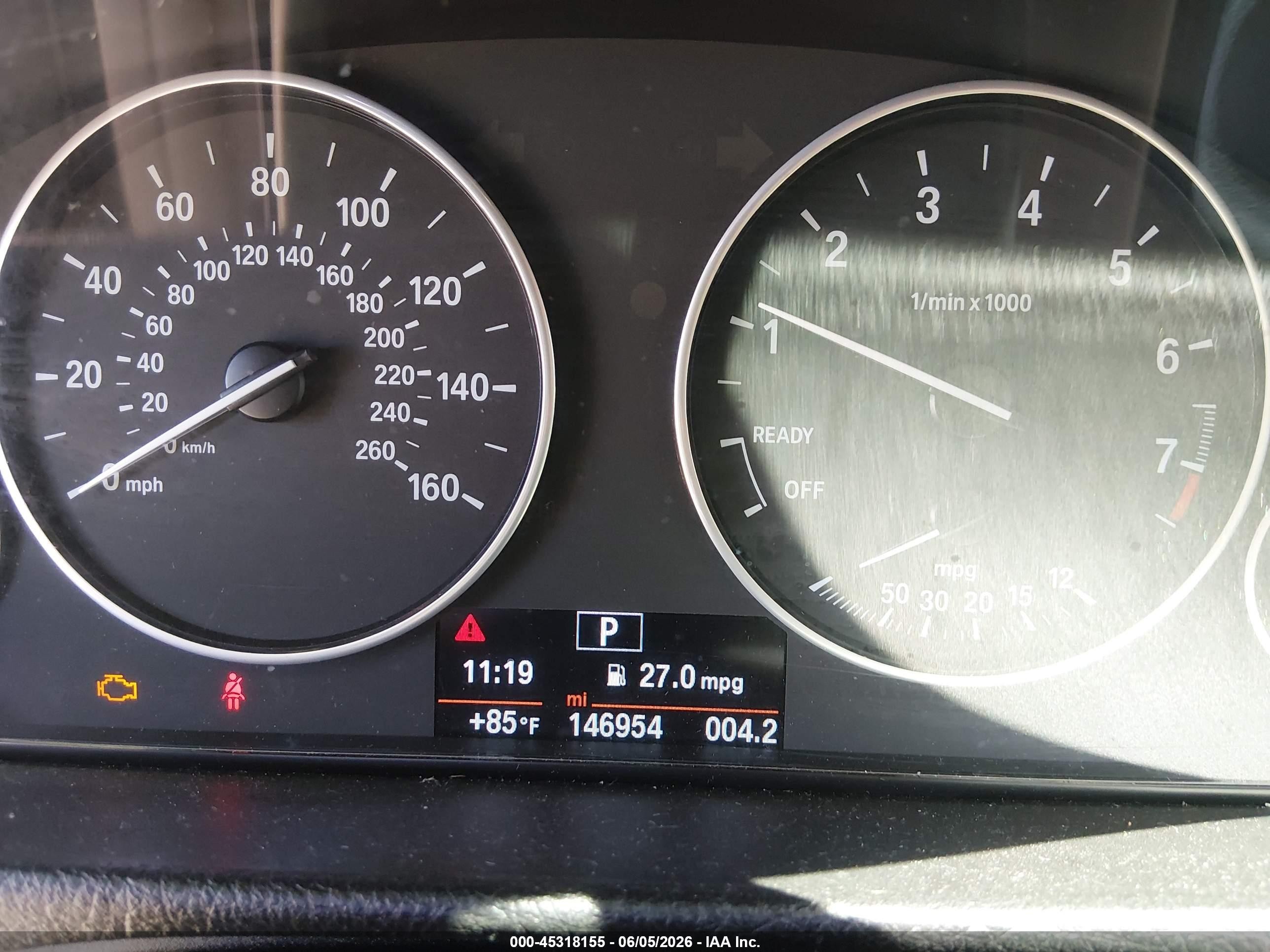 2015 Bmw 320i   Black vin: WBA3B1C55FK141399