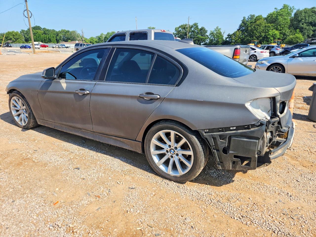 2013 Bmw 320 I Gray vin: WBA3B1C56DF461532