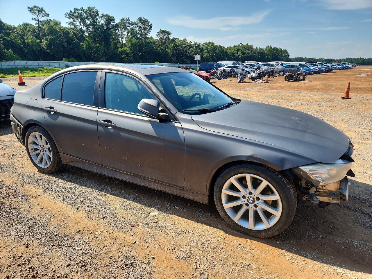 2013 Bmw 320 I Gray vin: WBA3B1C56DF461532