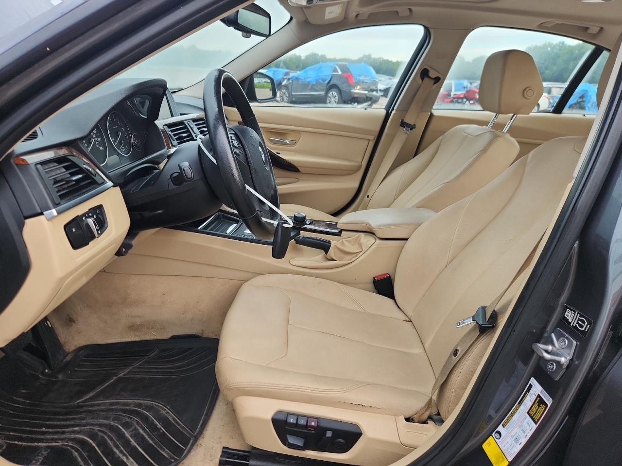 2013 Bmw 320 I Gray vin: WBA3B1C56DF462101