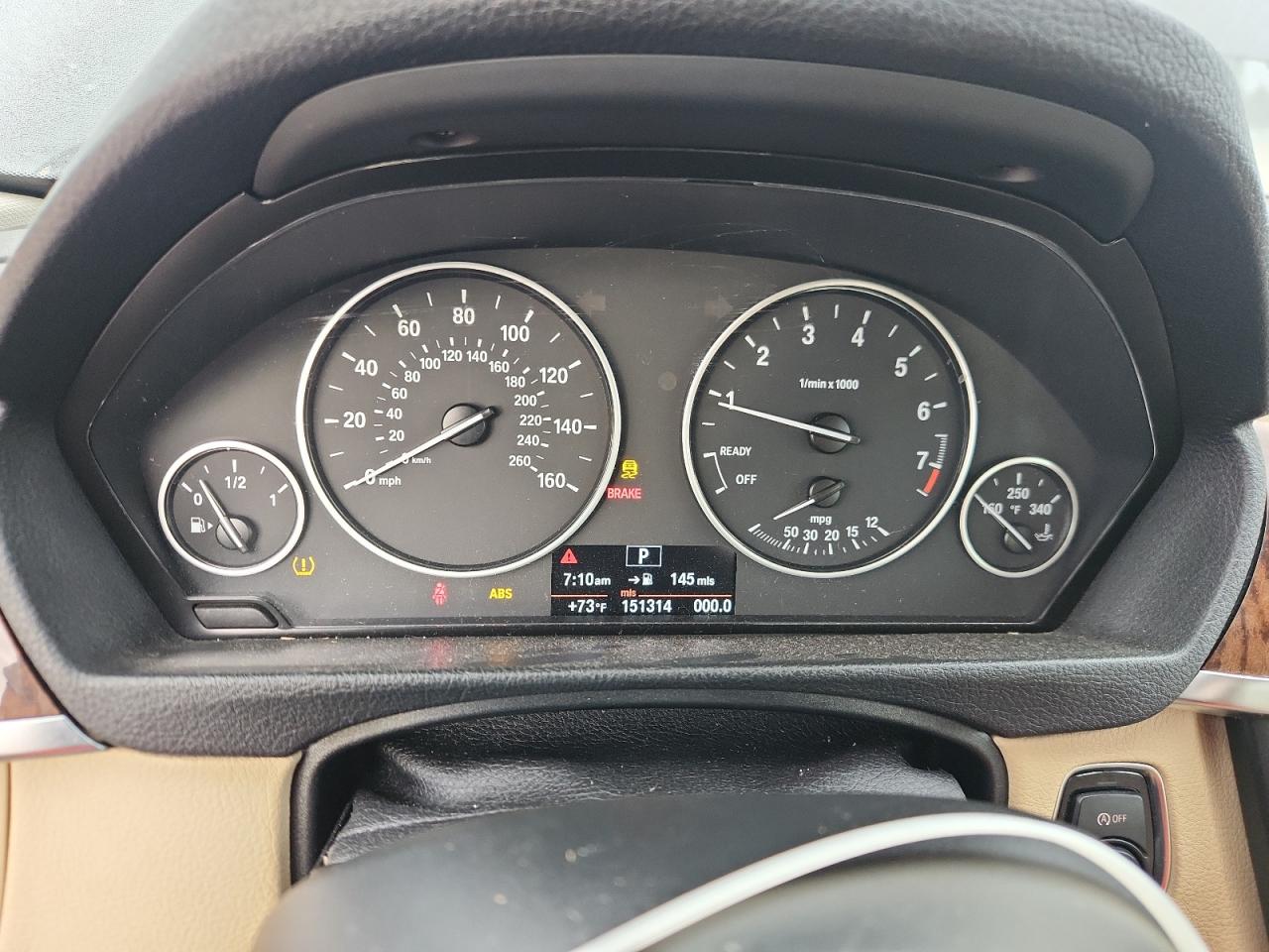 2013 Bmw 320 I Gray vin: WBA3B1C56DF462101
