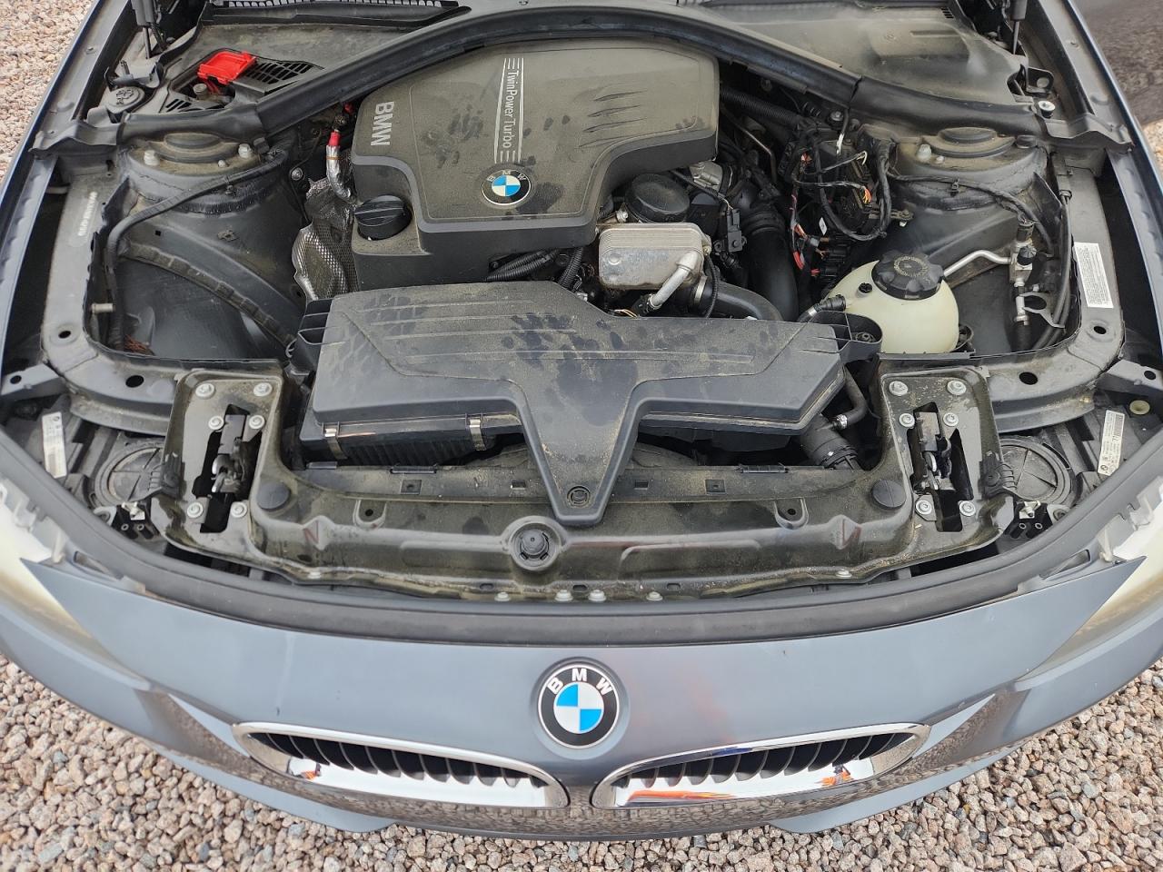 2013 Bmw 320 I Gray vin: WBA3B1C56DF462101