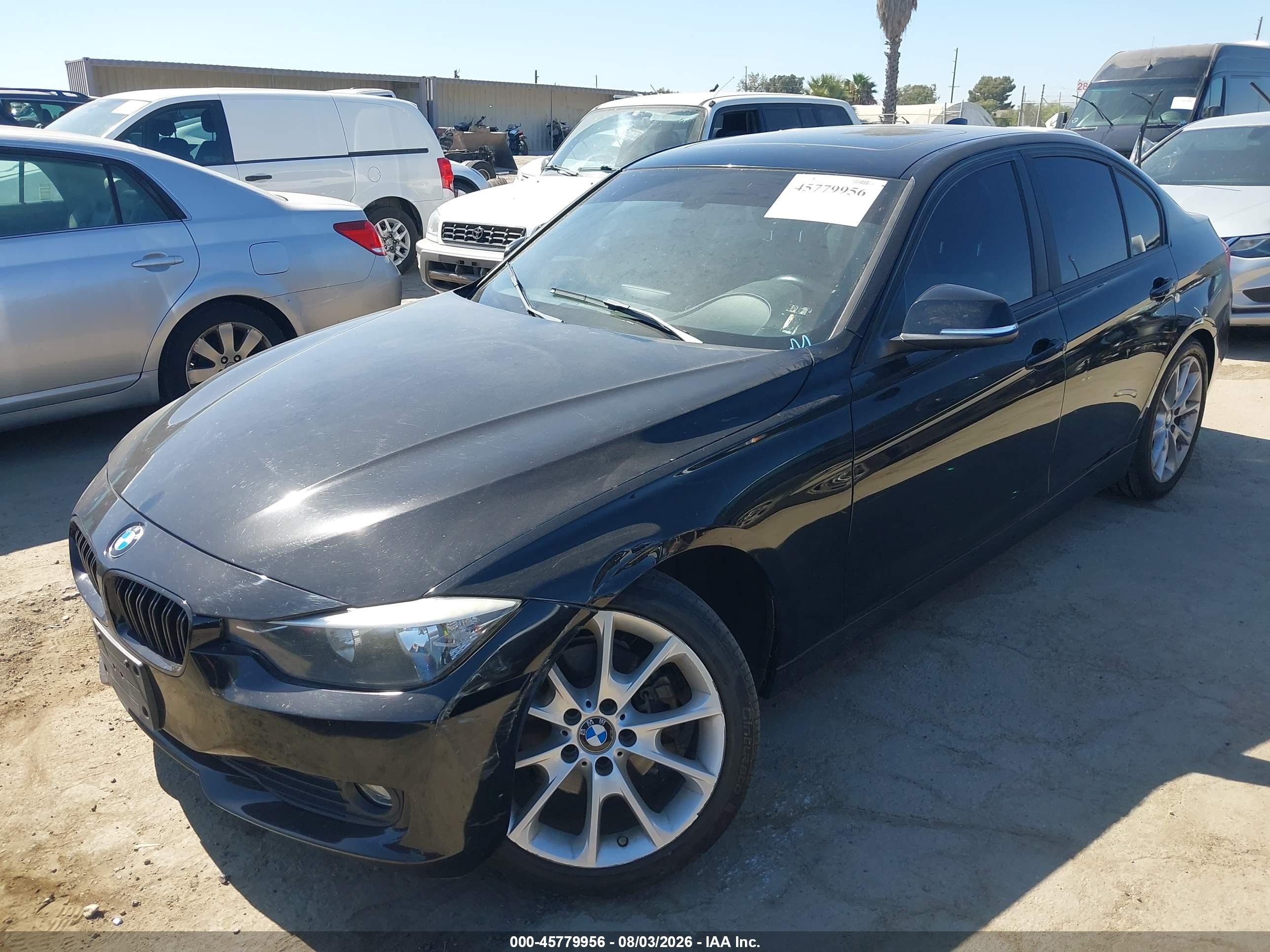 2014 Bmw 320i   Black vin: WBA3B1C56EK133312