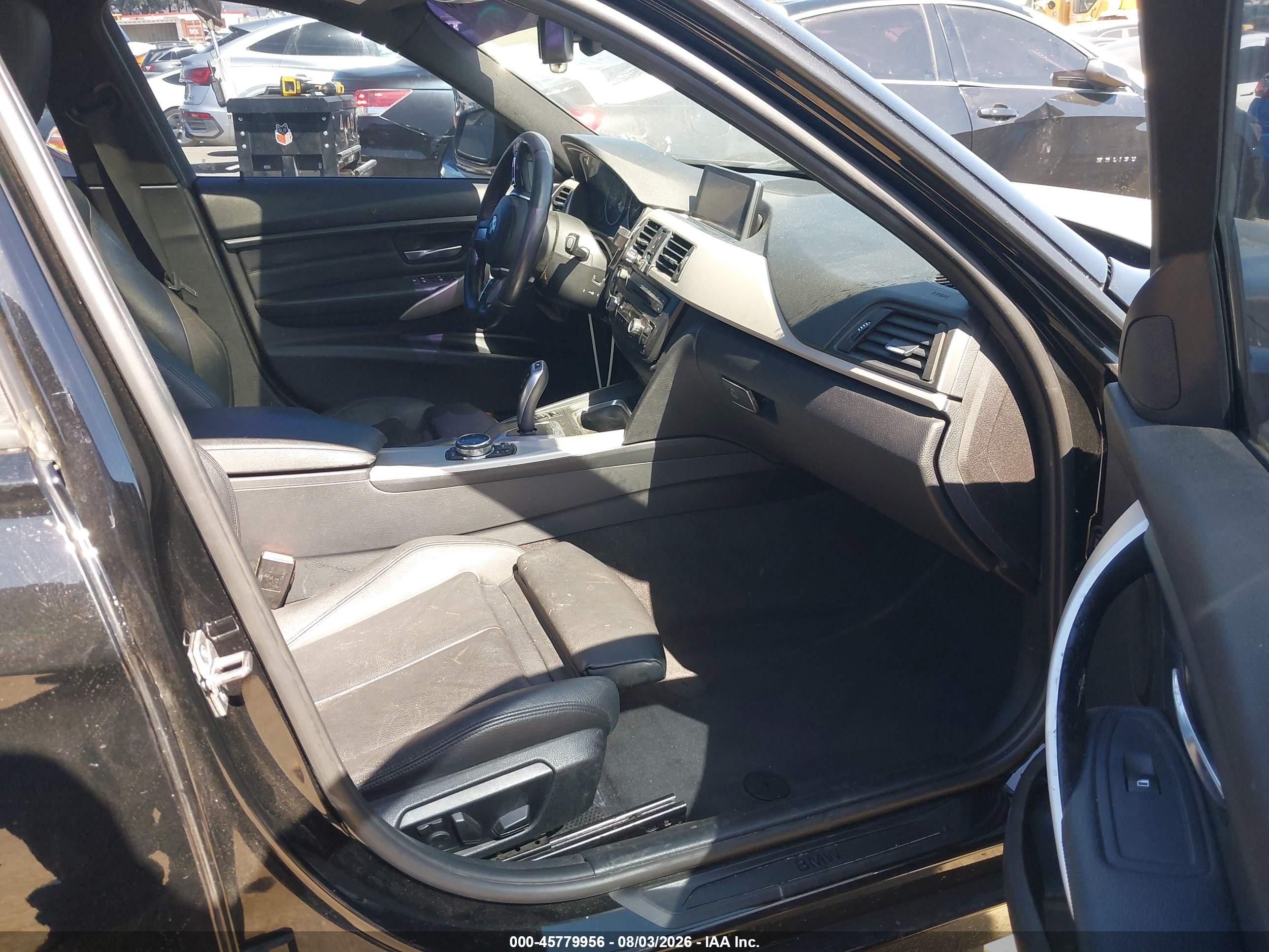 2014 Bmw 320i   Black vin: WBA3B1C56EK133312