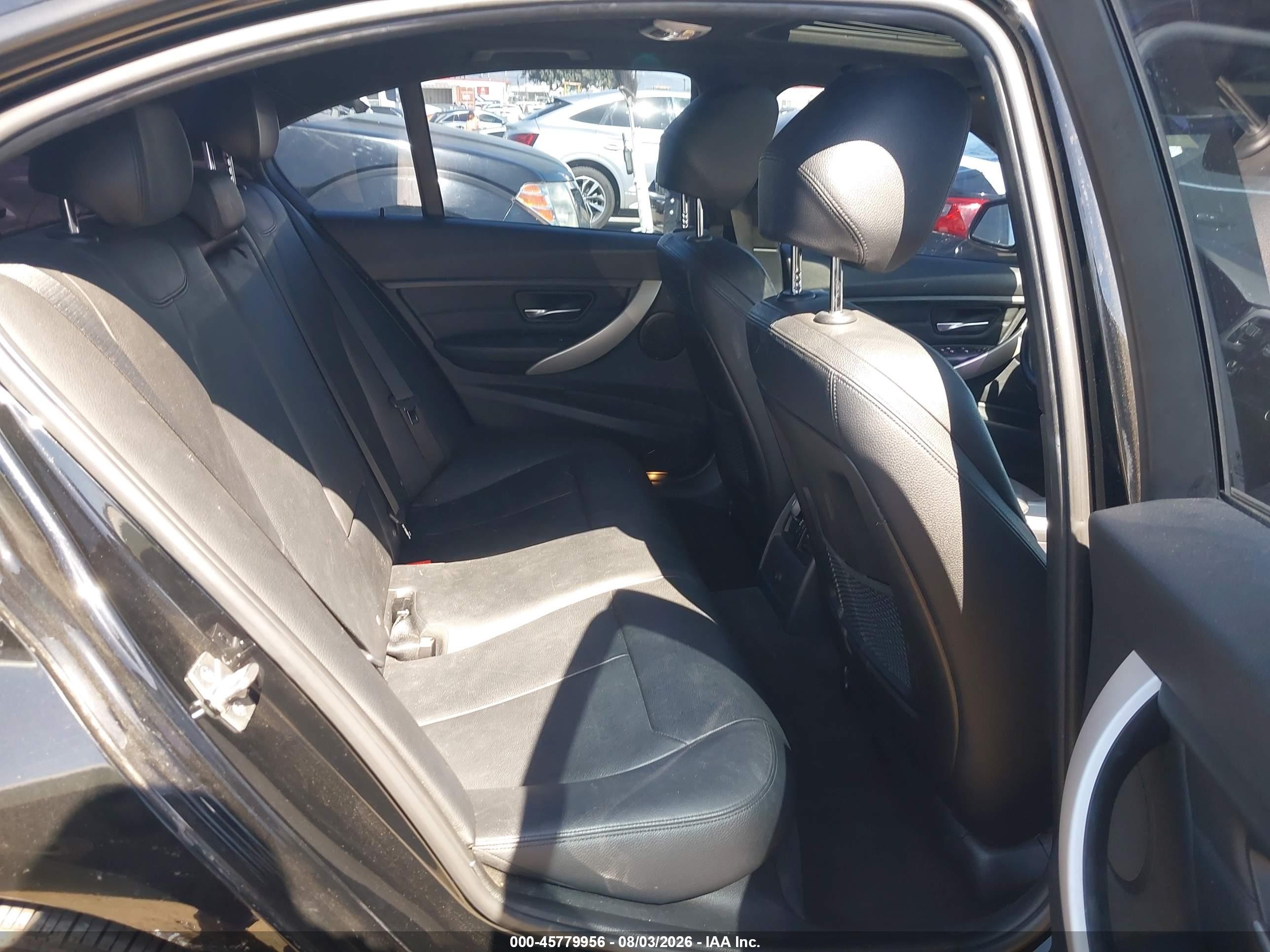 2014 Bmw 320i   Black vin: WBA3B1C56EK133312