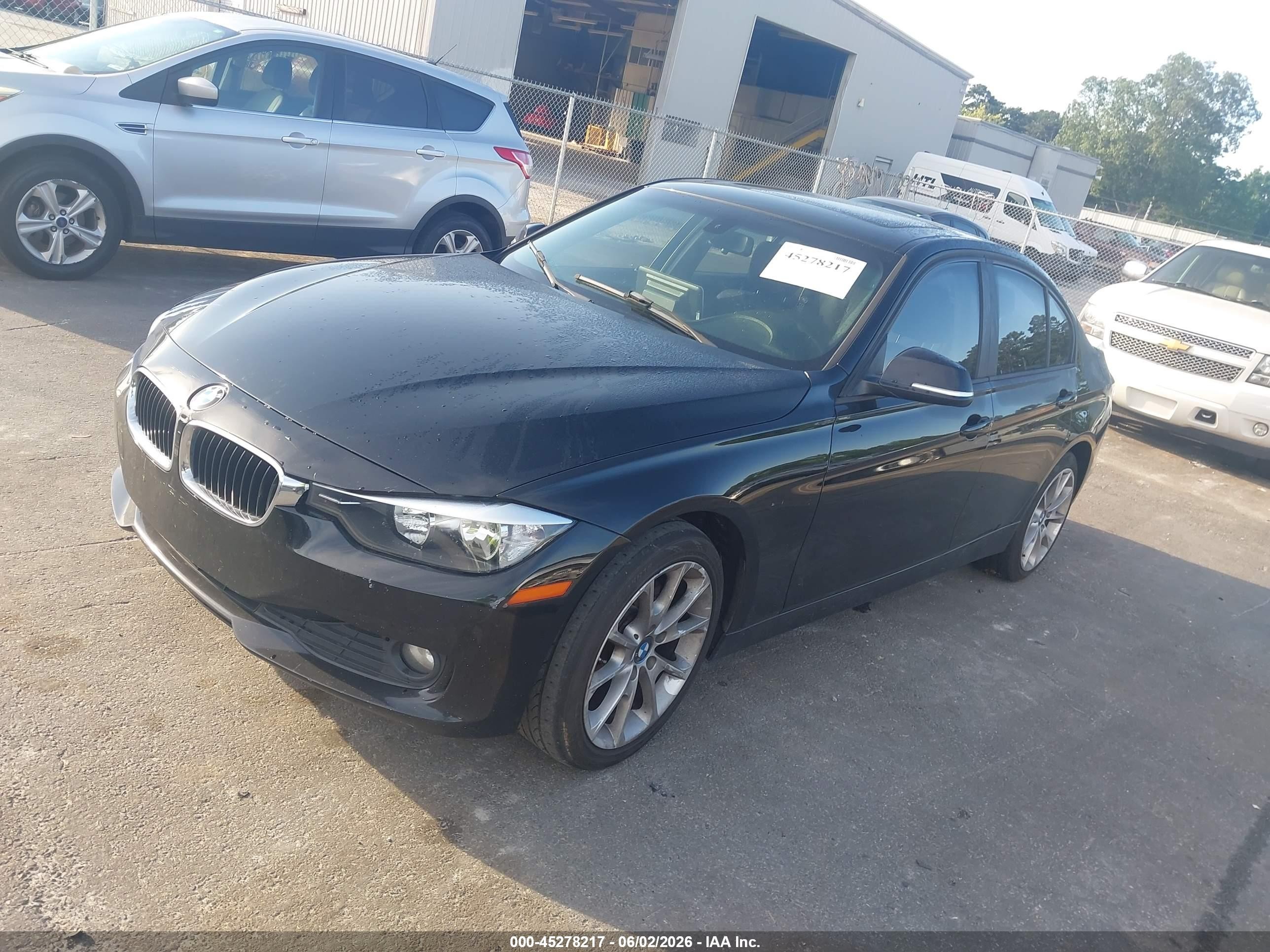 2014 Bmw 320i   Black vin: WBA3B1C56EK134119