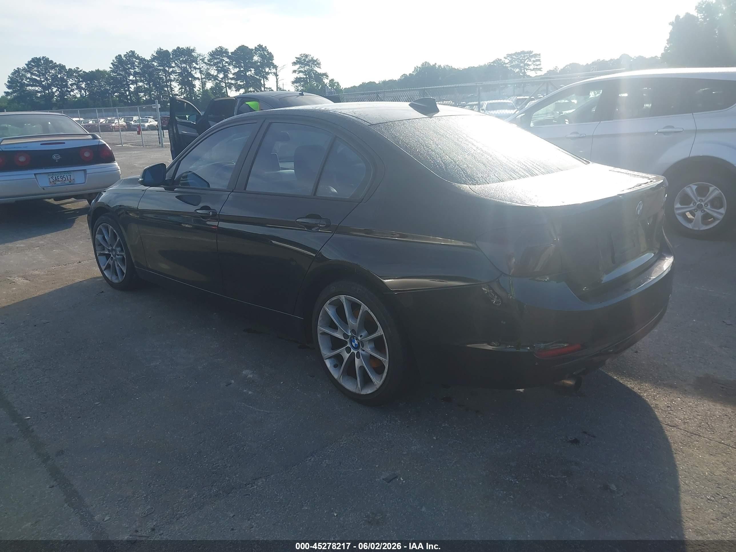 2014 Bmw 320i   Black vin: WBA3B1C56EK134119