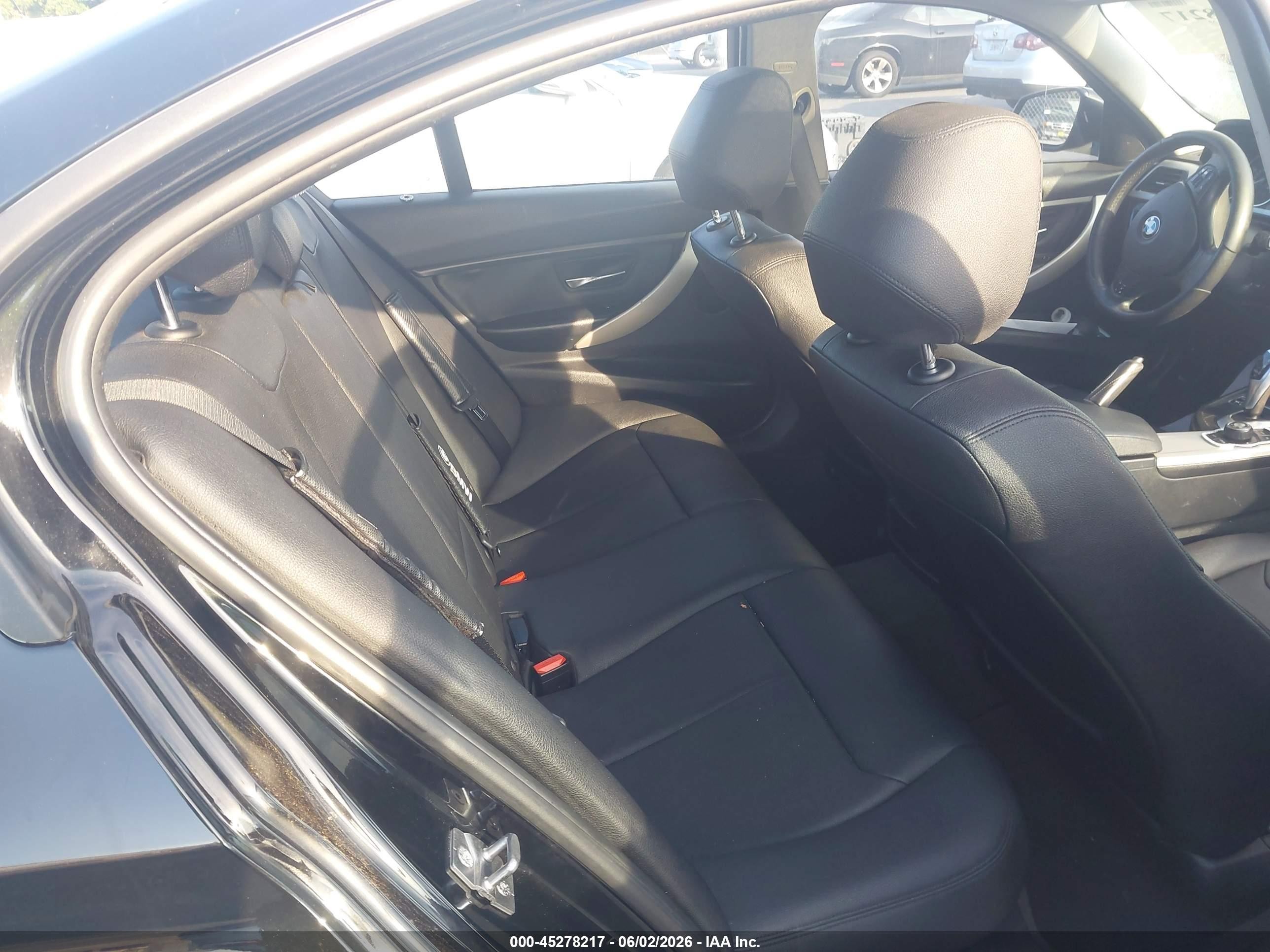 2014 Bmw 320i   Black vin: WBA3B1C56EK134119