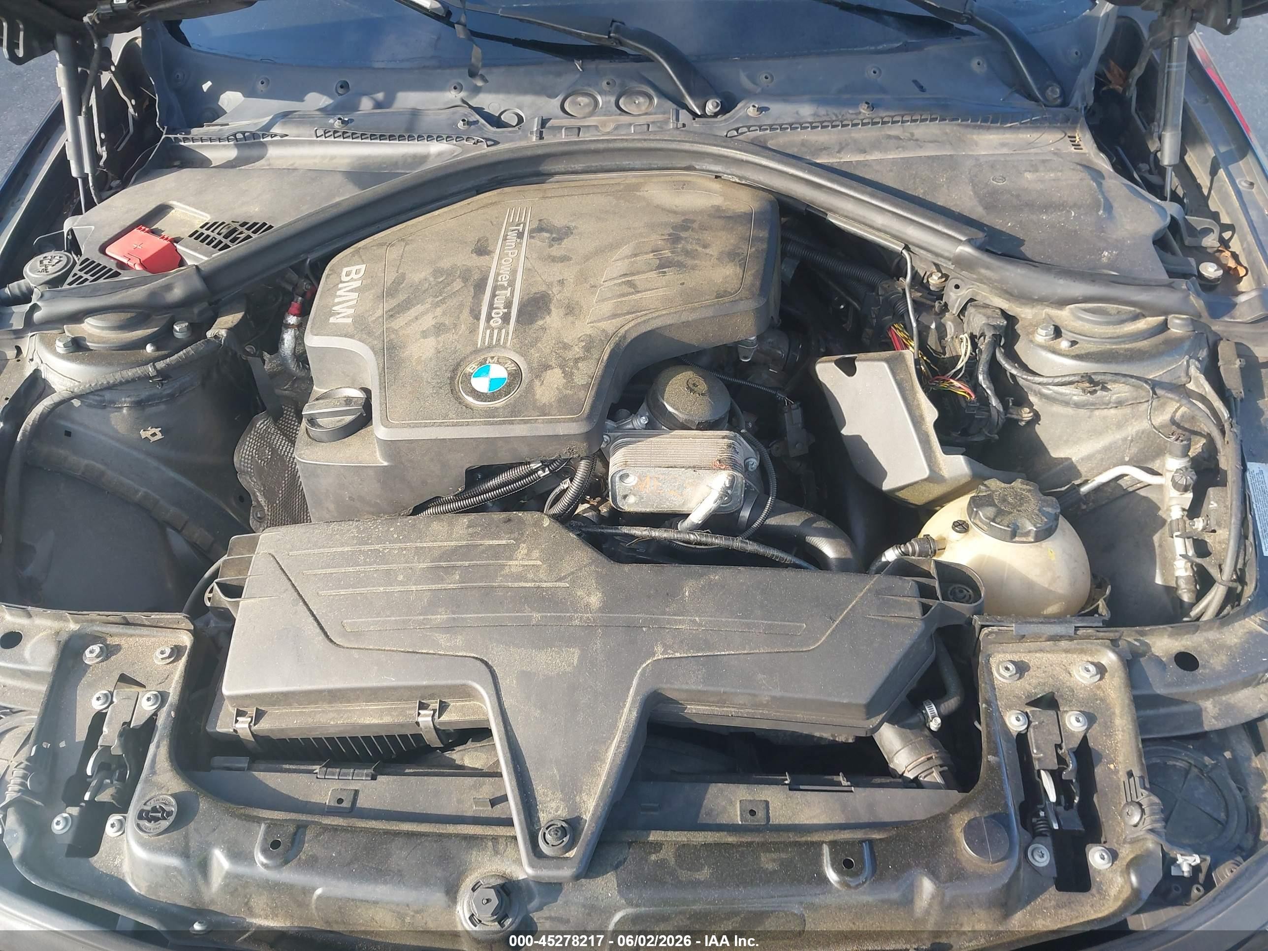 2014 Bmw 320i   Black vin: WBA3B1C56EK134119