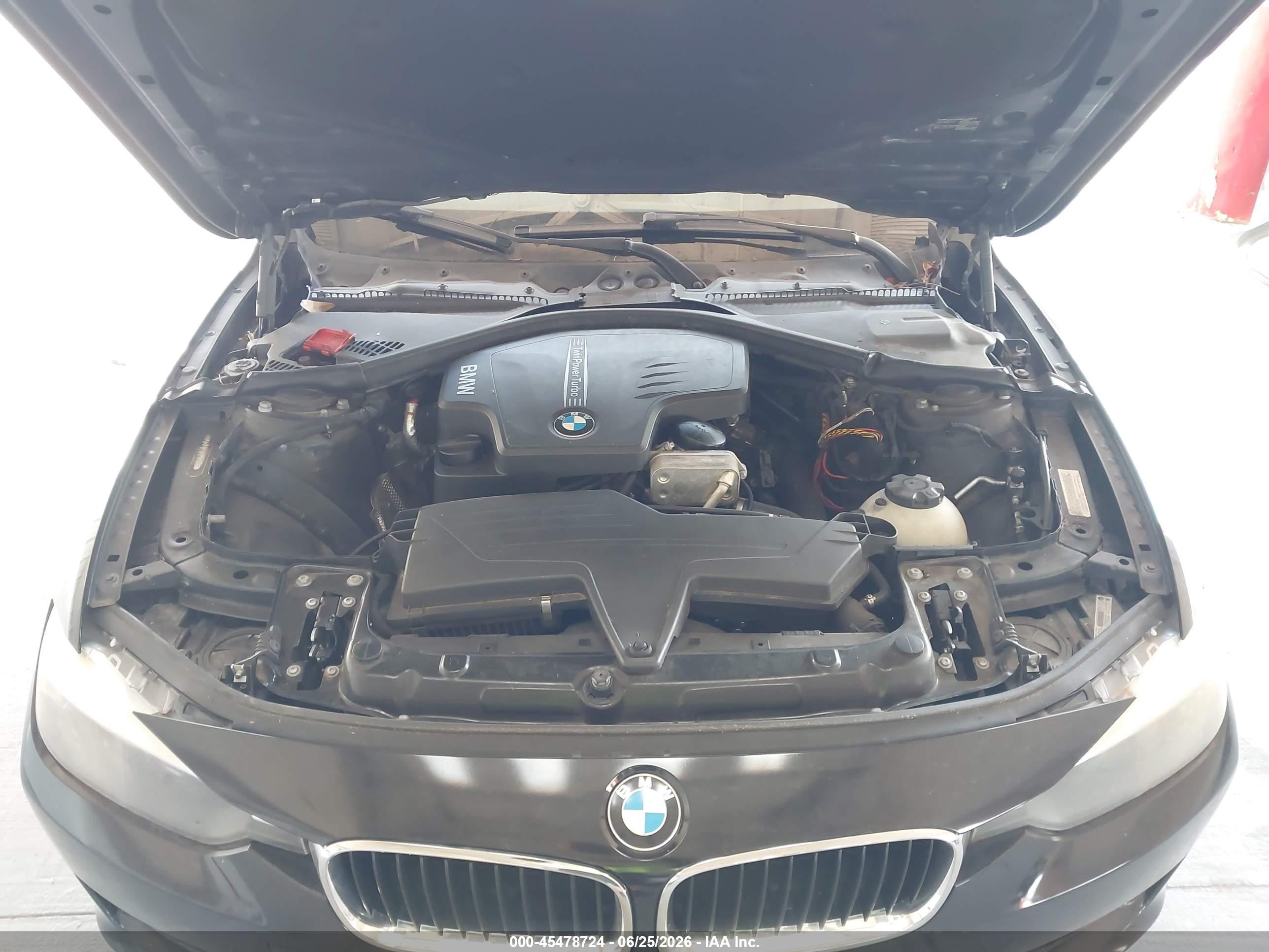 2014 Bmw 320i   Black vin: WBA3B1C56EPV79219
