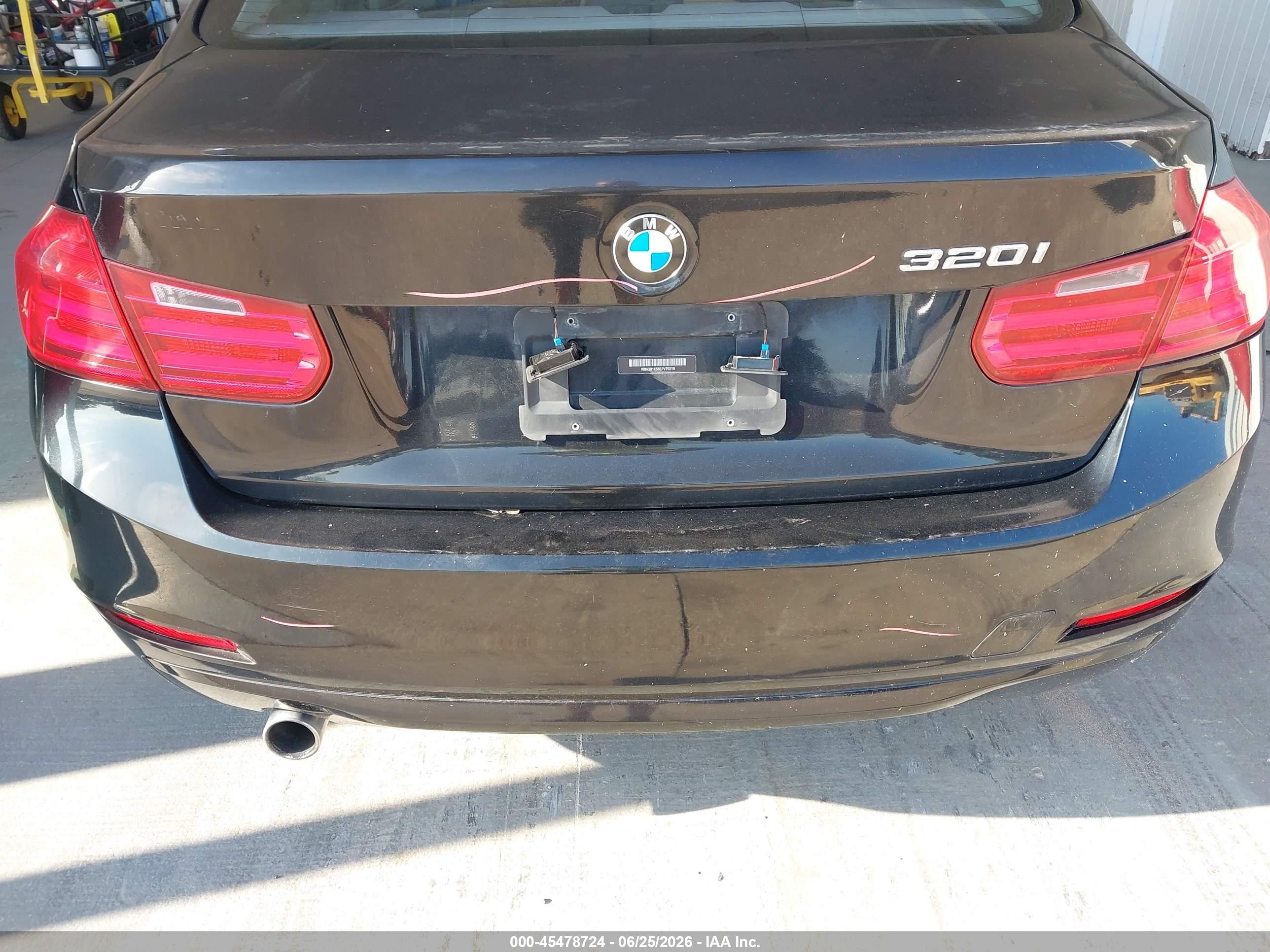 2014 Bmw 320i   Black vin: WBA3B1C56EPV79219