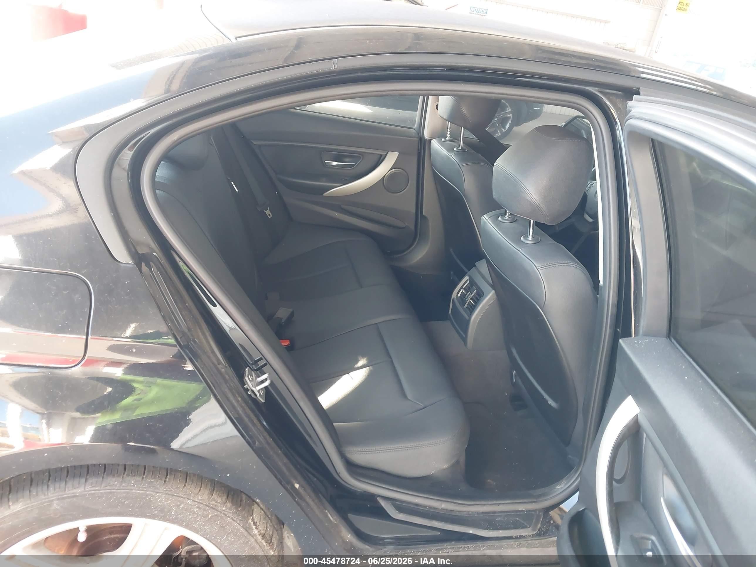 2014 Bmw 320i   Black vin: WBA3B1C56EPV79219