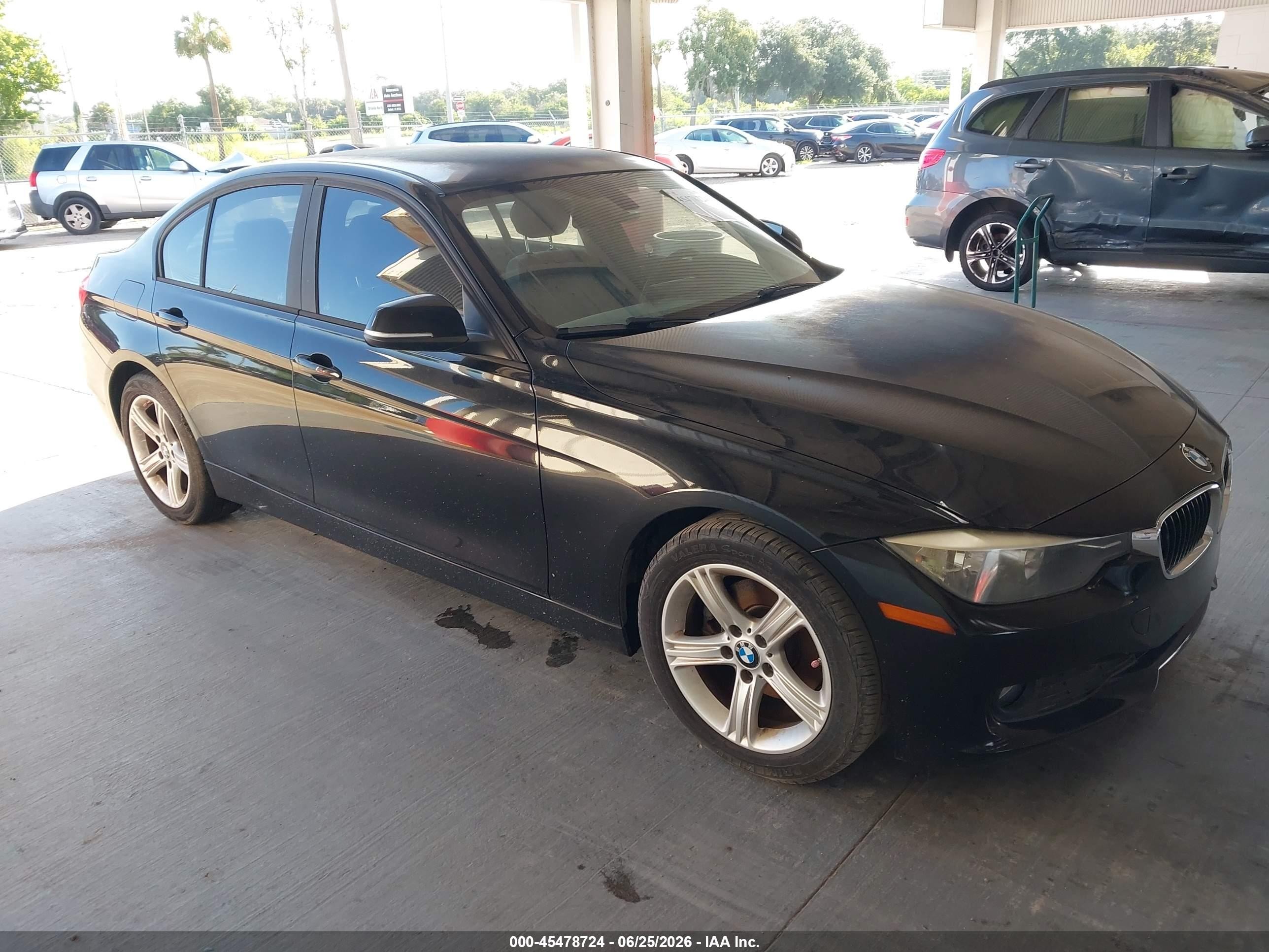2014 Bmw 320i   Black vin: WBA3B1C56EPV79219