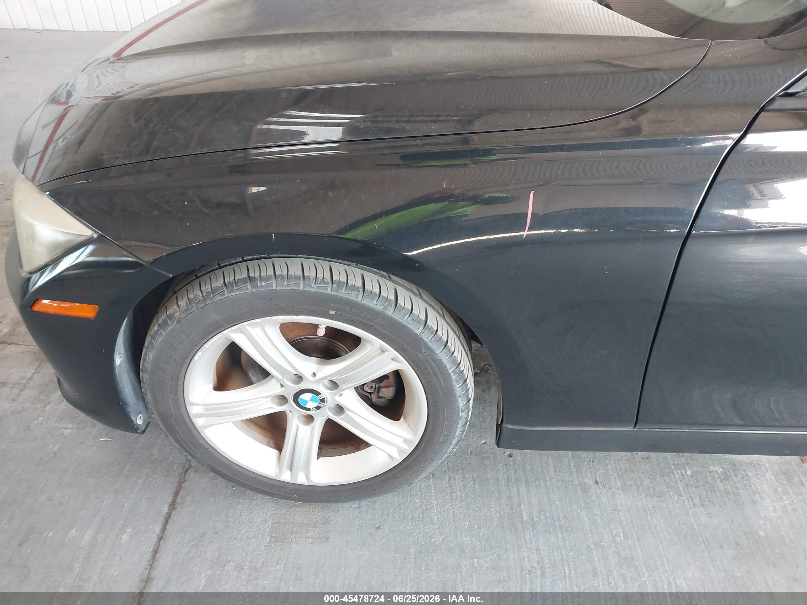 2014 Bmw 320i   Black vin: WBA3B1C56EPV79219