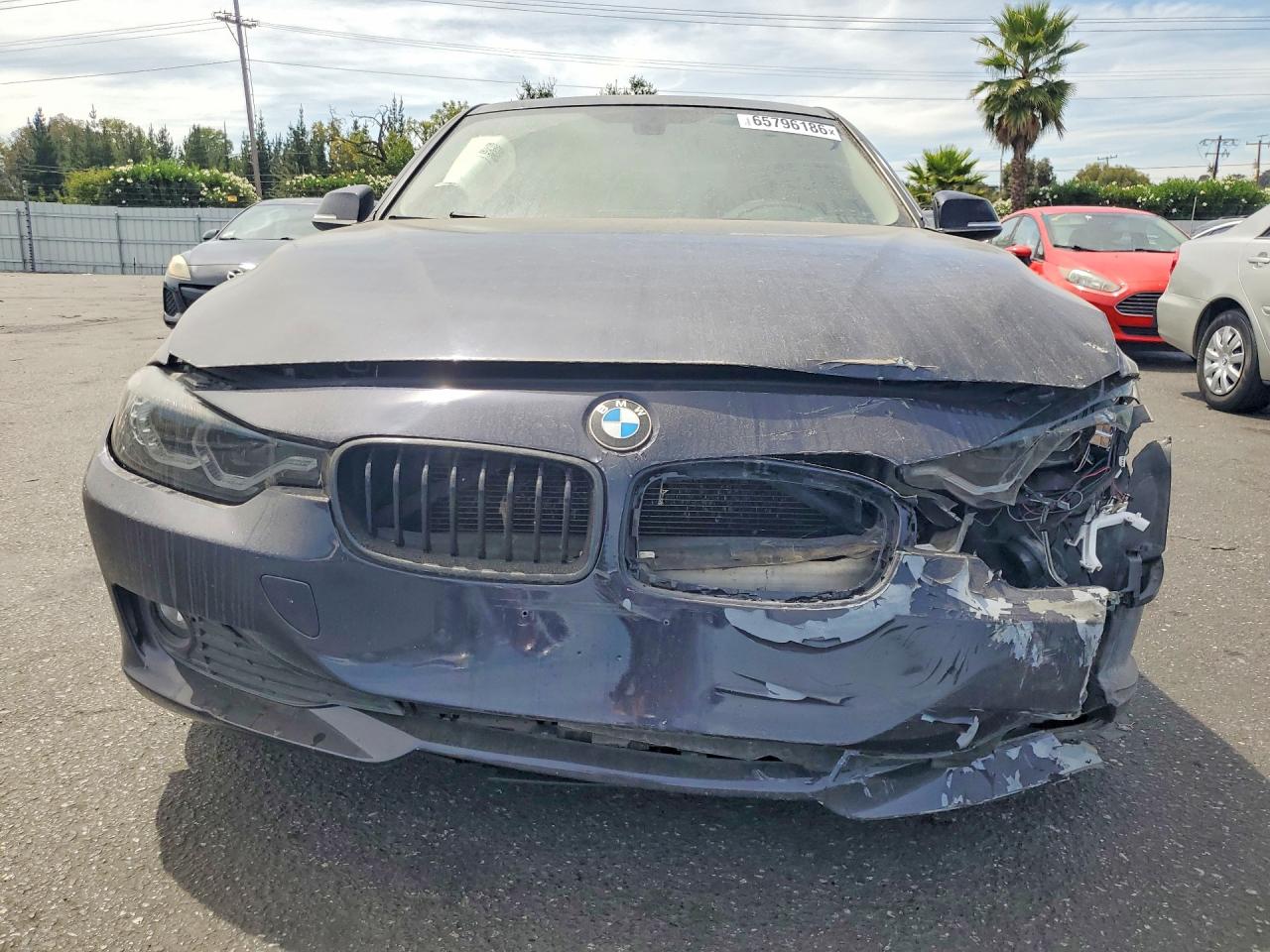 2013 Bmw 320 I Blue vin: WBA3B1C57DK128943