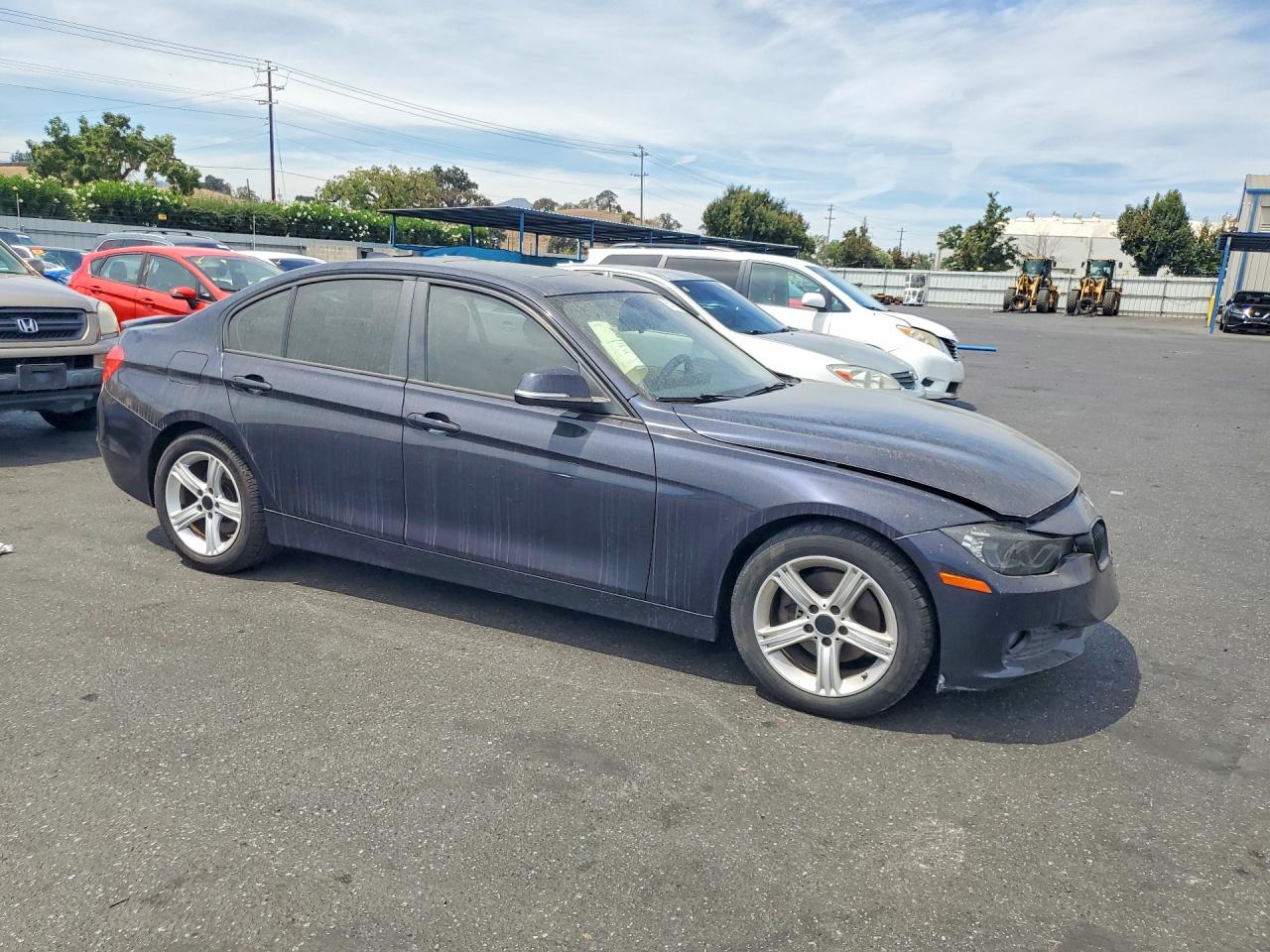2013 Bmw 320 I Blue vin: WBA3B1C57DK128943