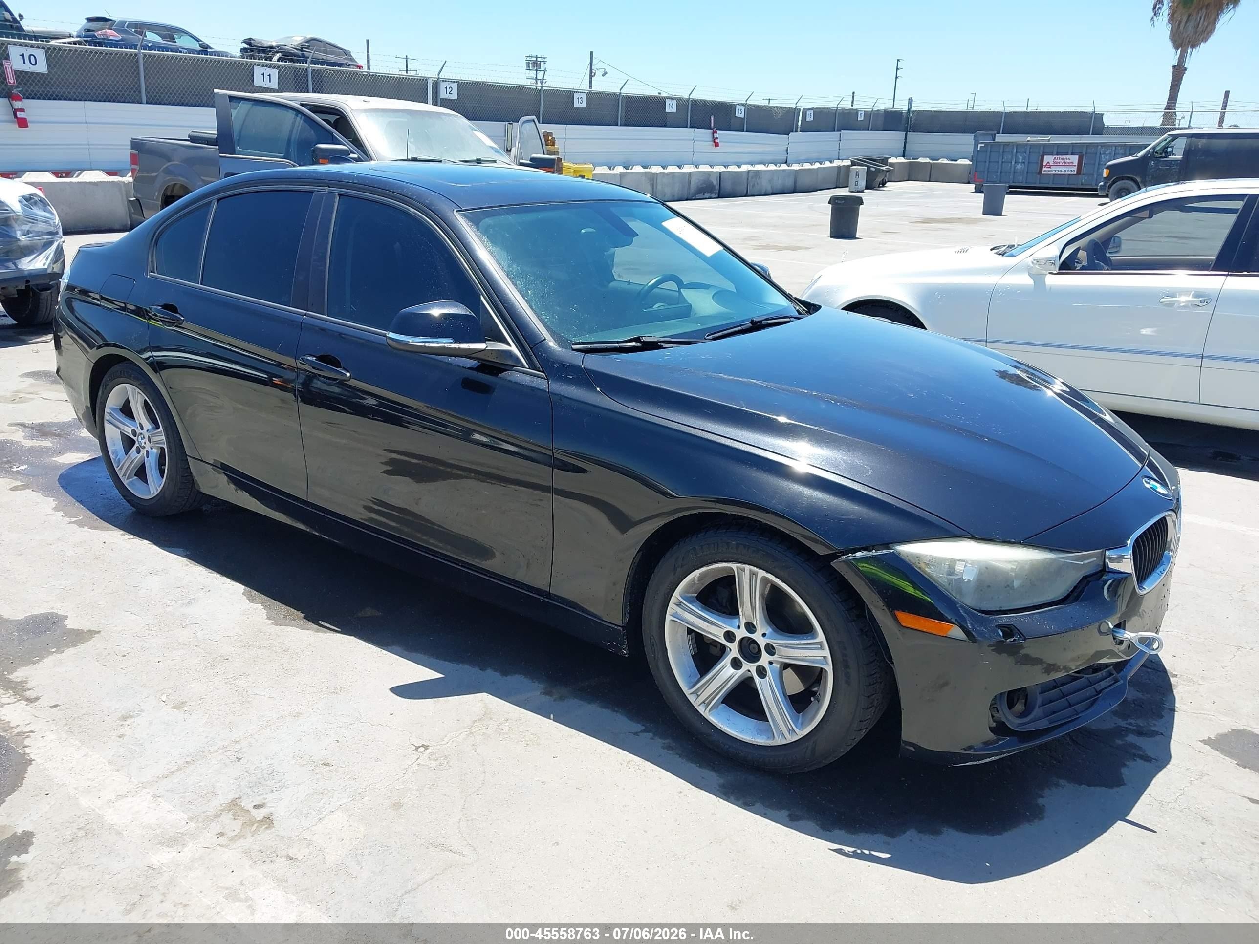2014 Bmw 320i   Black vin: WBA3B1C57EP679412