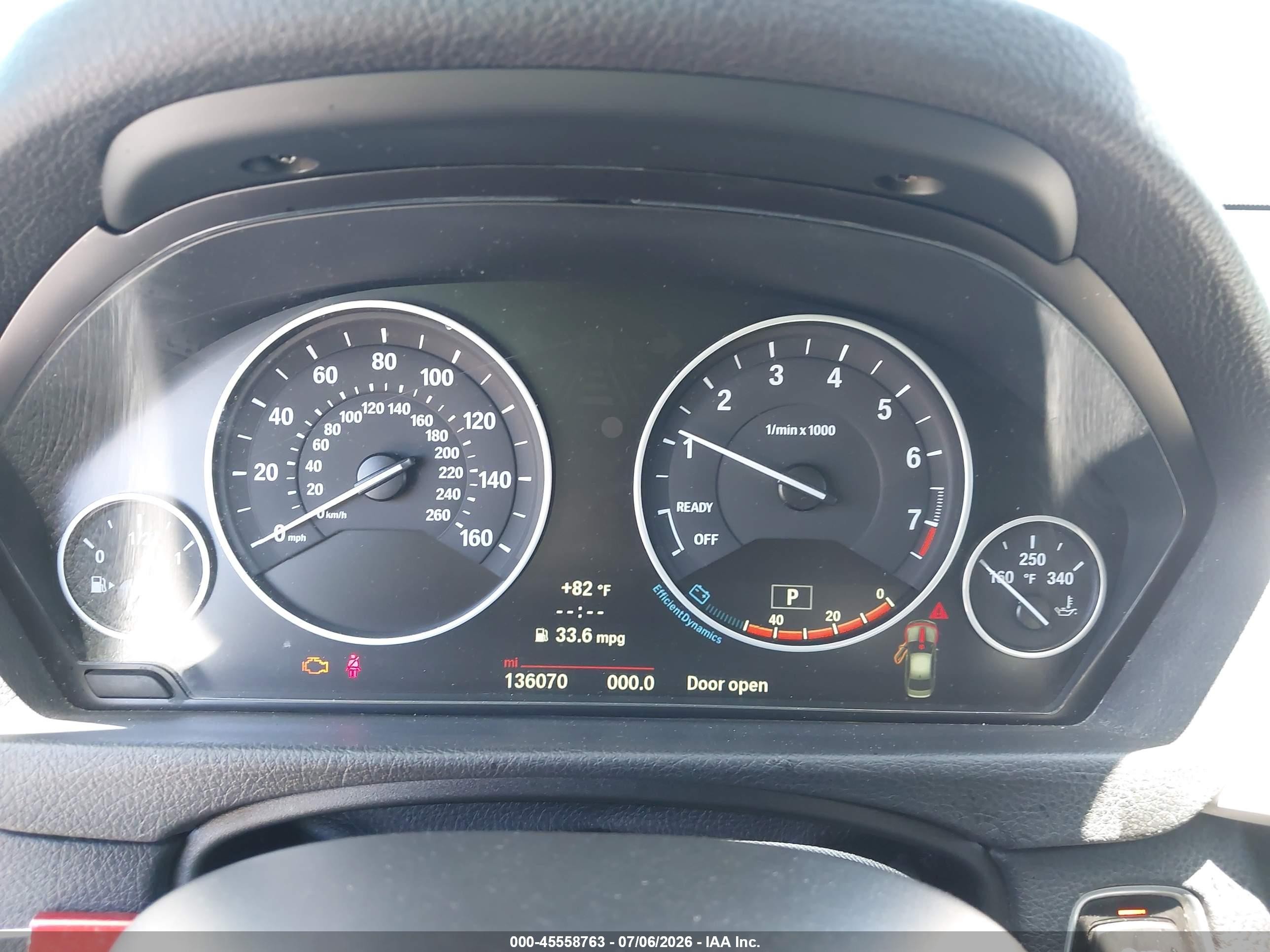 2014 Bmw 320i   Черный vin: WBA3B1C57EP679412