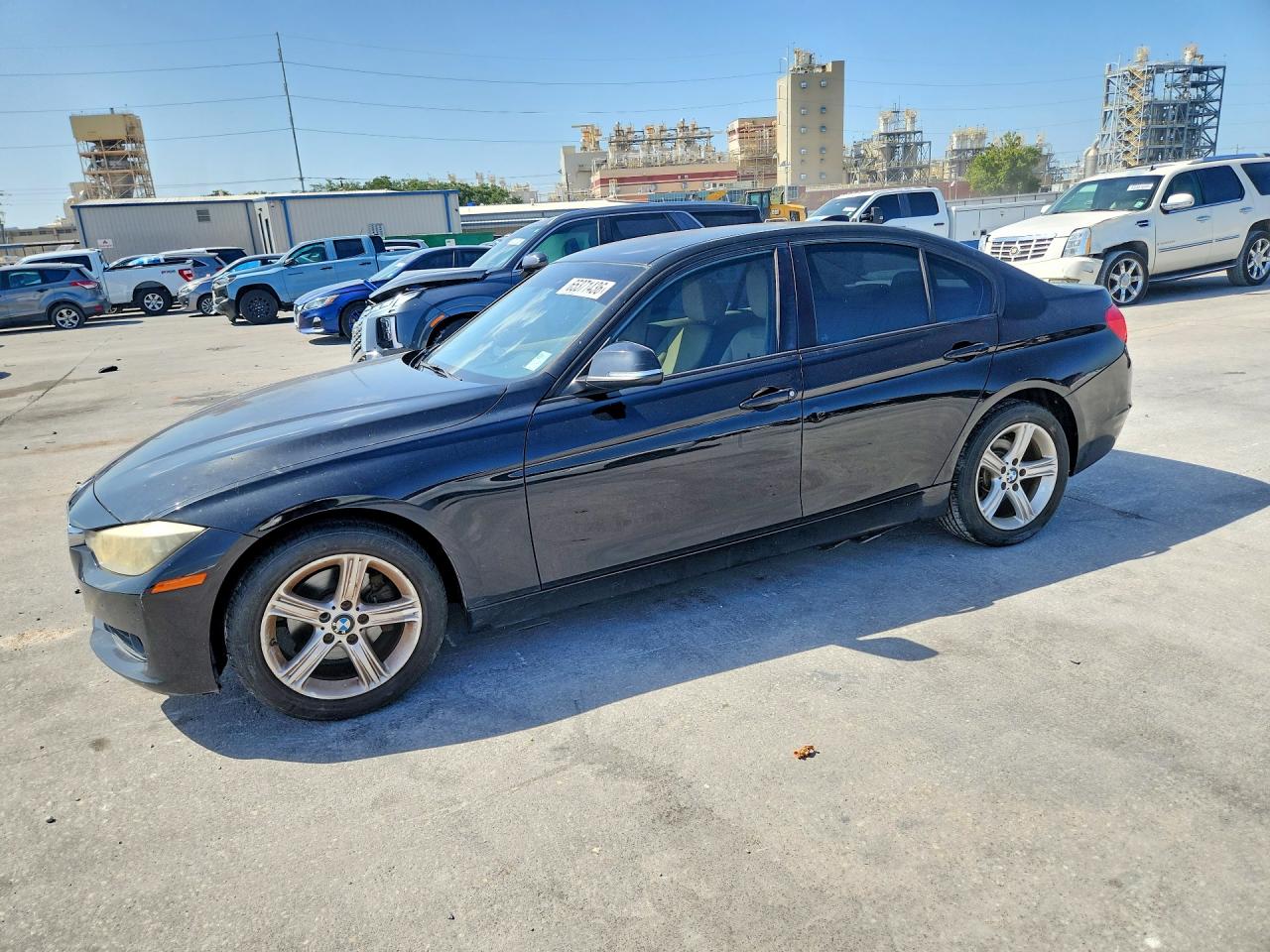 2014 Bmw 320 I Black vin: WBA3B1C57EP679426
