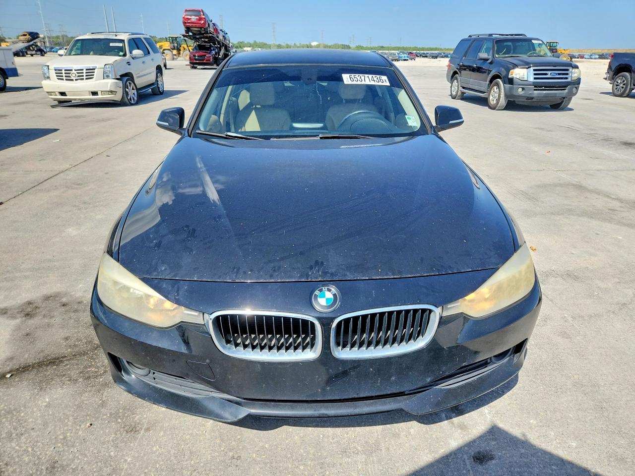 2014 Bmw 320 I Black vin: WBA3B1C57EP679426