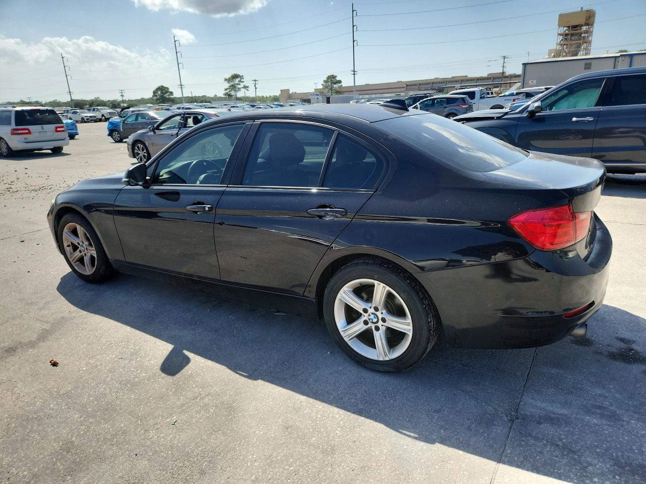 2014 Bmw 320 I Black vin: WBA3B1C57EP679426