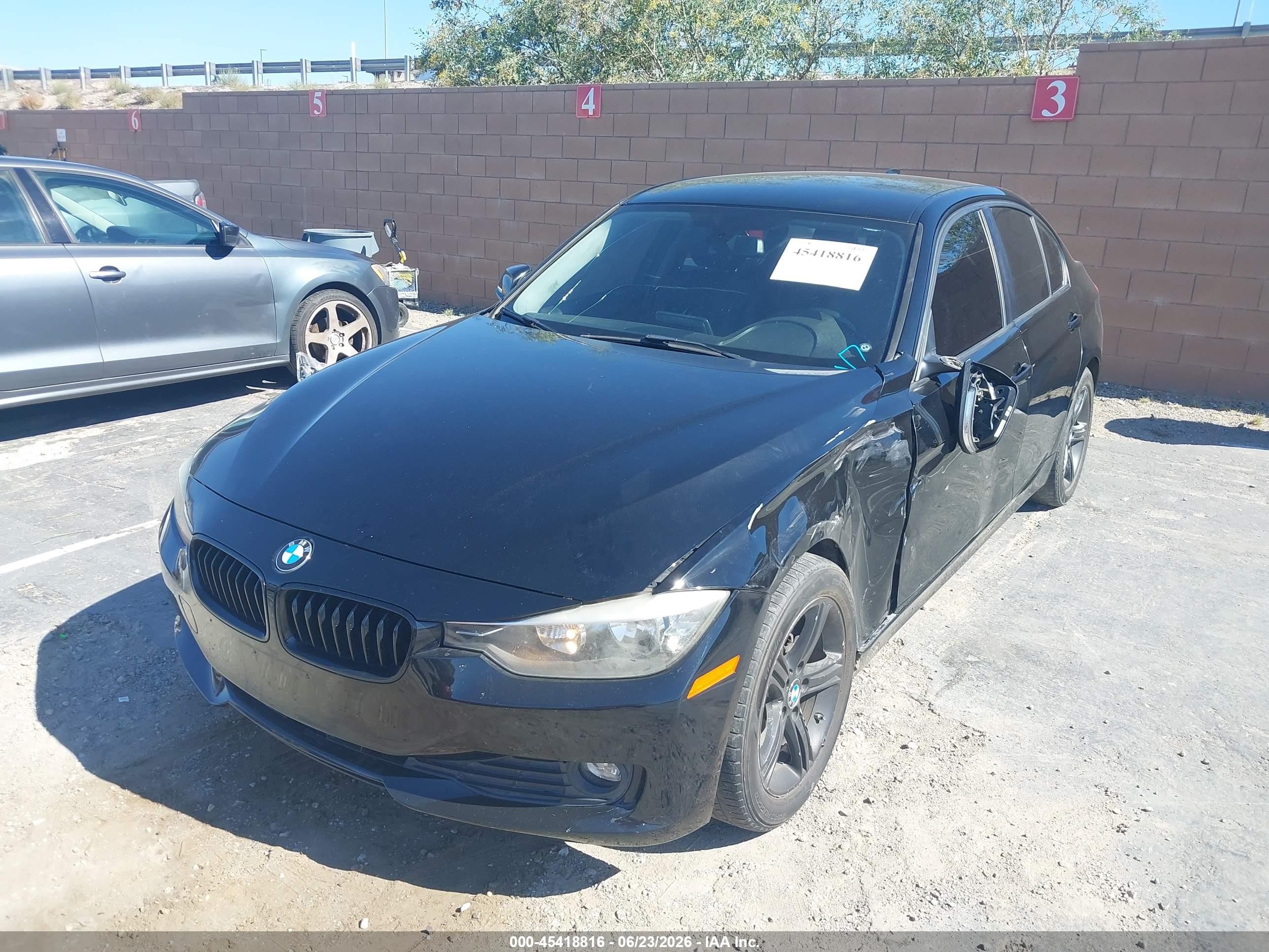 2015 Bmw 320i   Black vin: WBA3B1C57FK136141