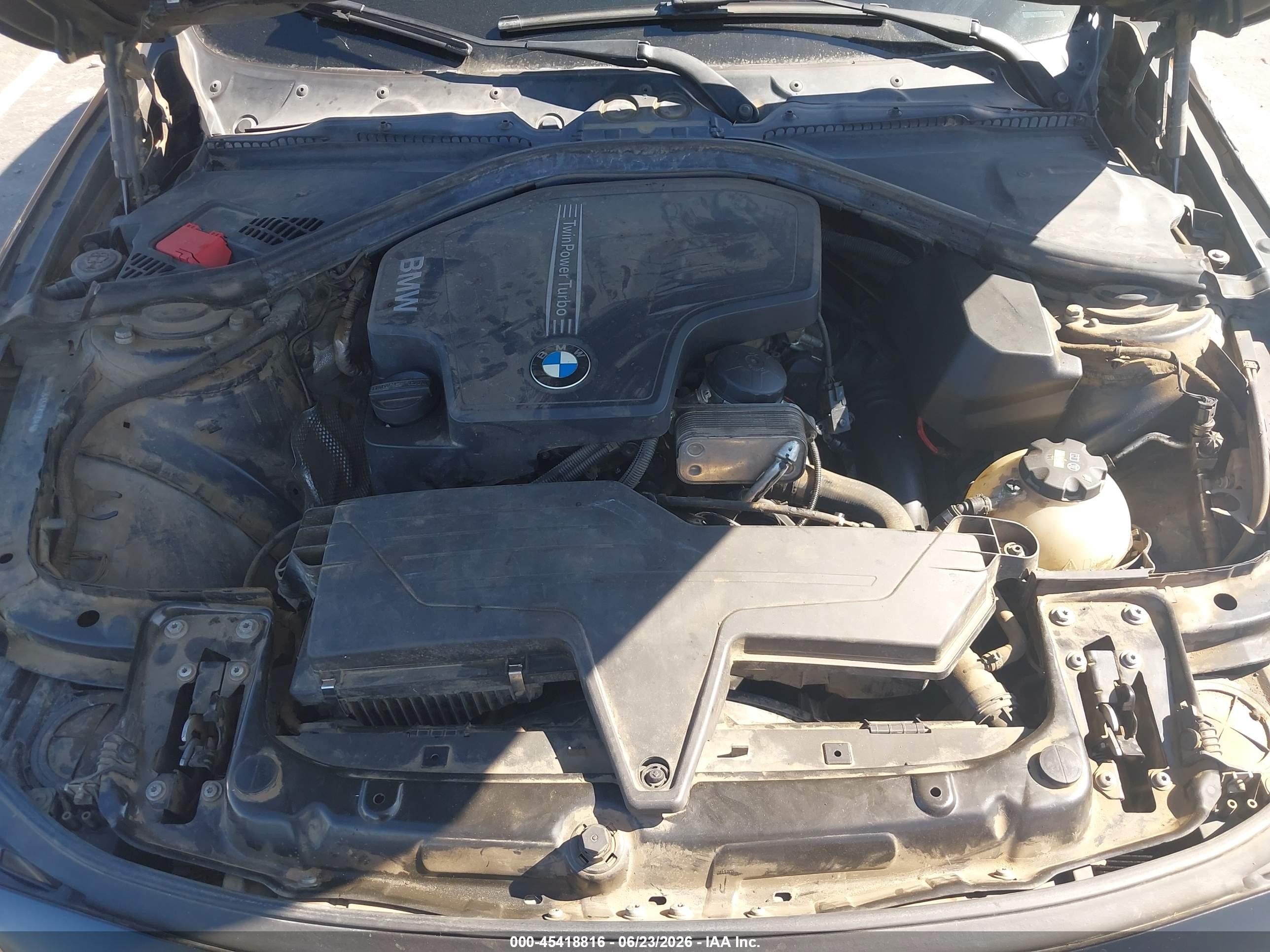2015 Bmw 320i   Black vin: WBA3B1C57FK136141