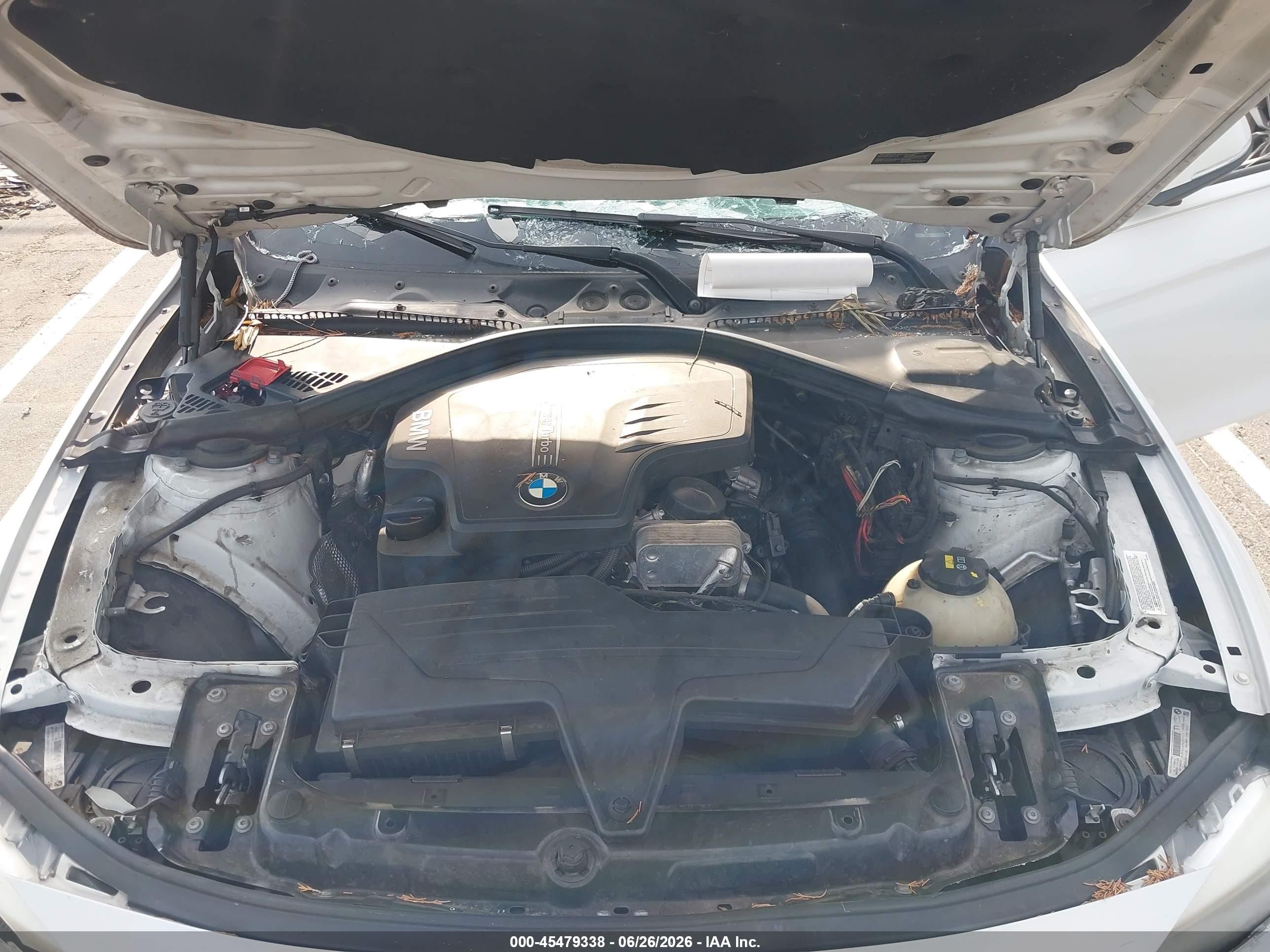 2015 Bmw 320i   White vin: WBA3B1C57FK137550