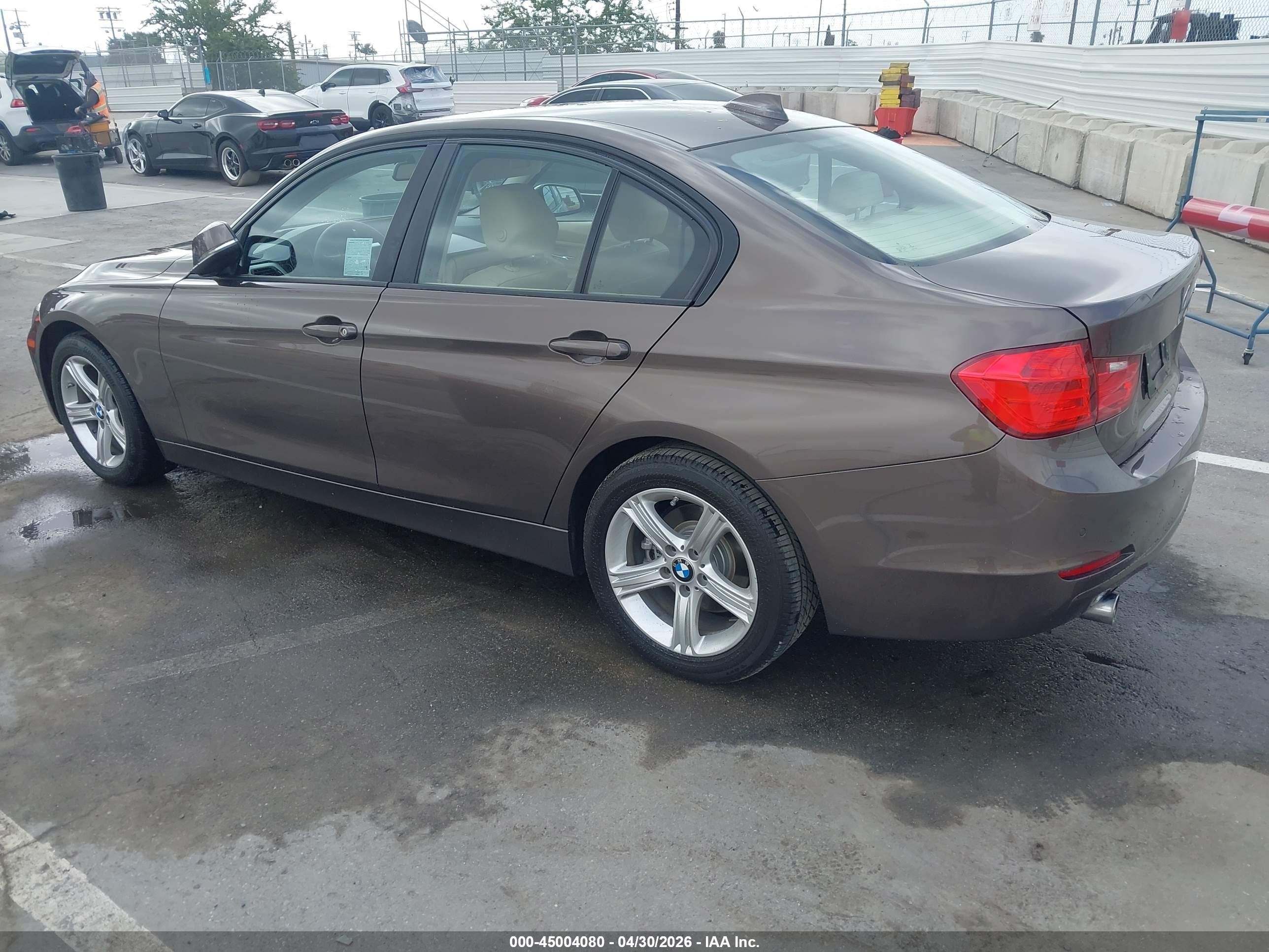 2015 Bmw 320 I Brown vin: WBA3B1C57FK139461