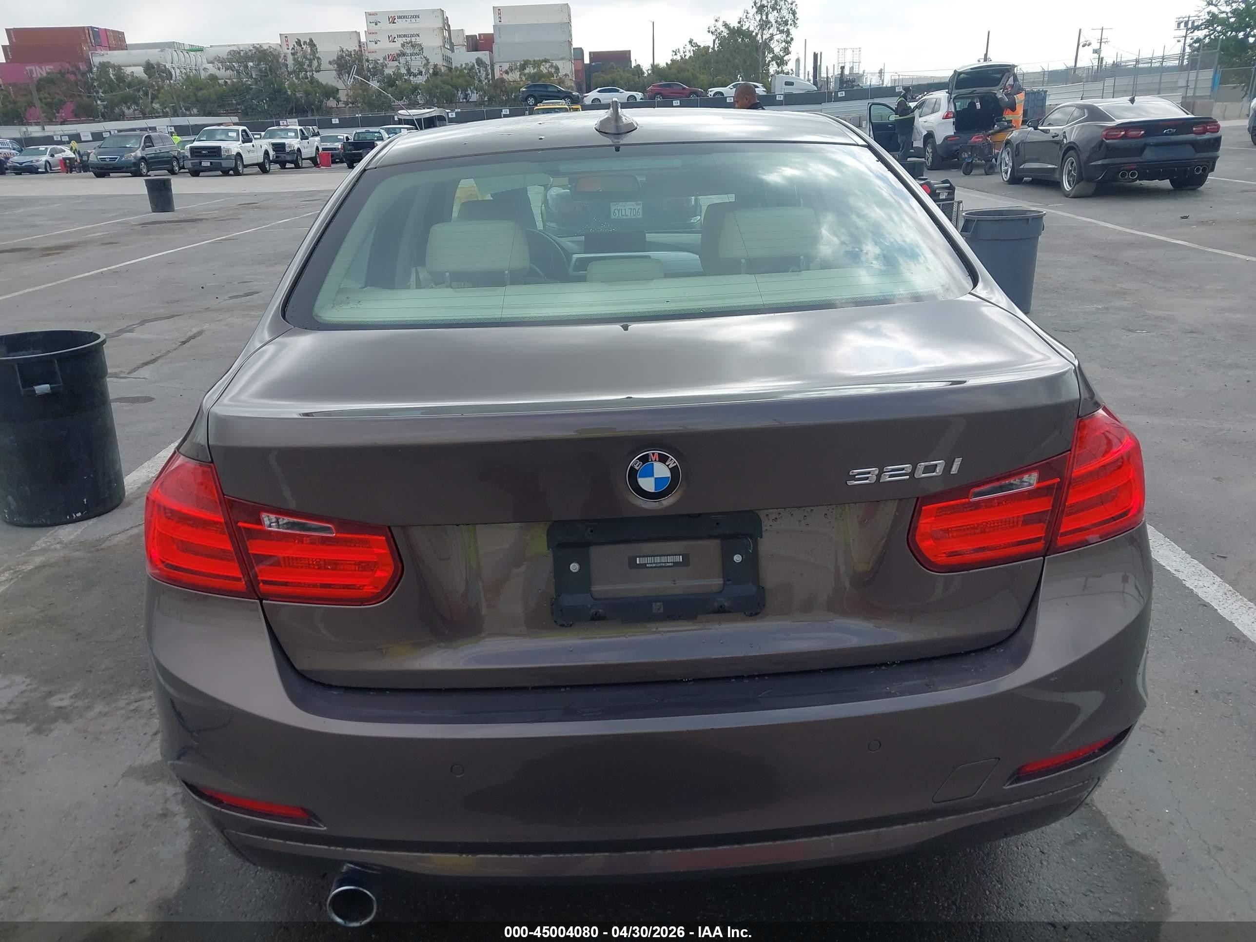 2015 Bmw 320 I Brown vin: WBA3B1C57FK139461
