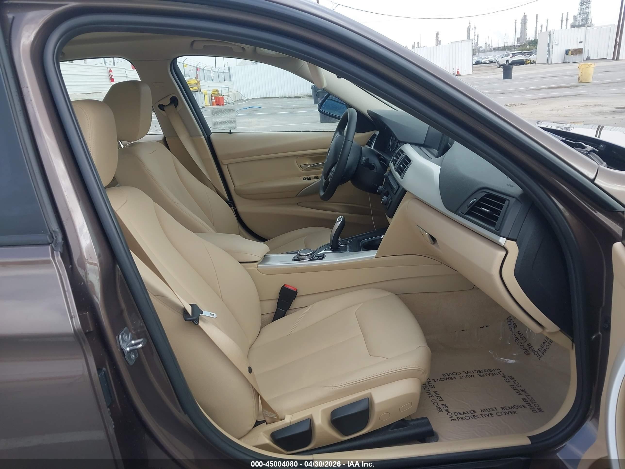 2015 Bmw 320 I Brown vin: WBA3B1C57FK139461