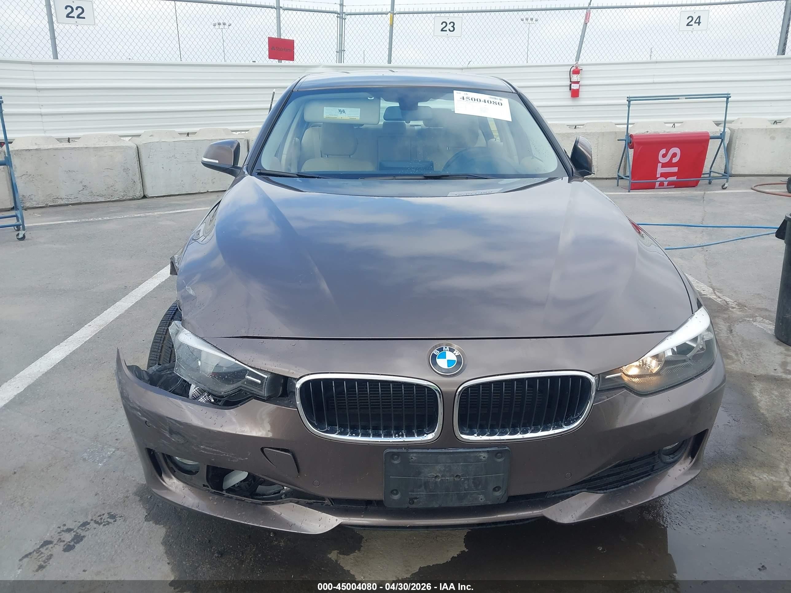 2015 Bmw 320 I Brown vin: WBA3B1C57FK139461