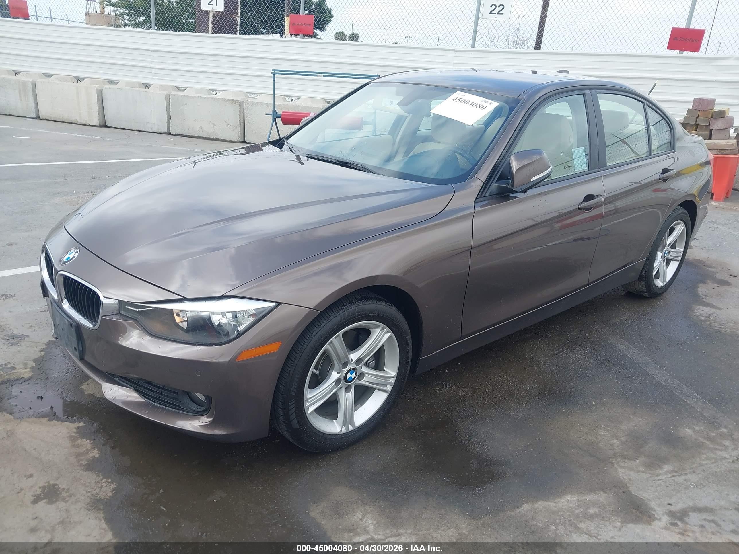 2015 Bmw 320 I Brown vin: WBA3B1C57FK139461