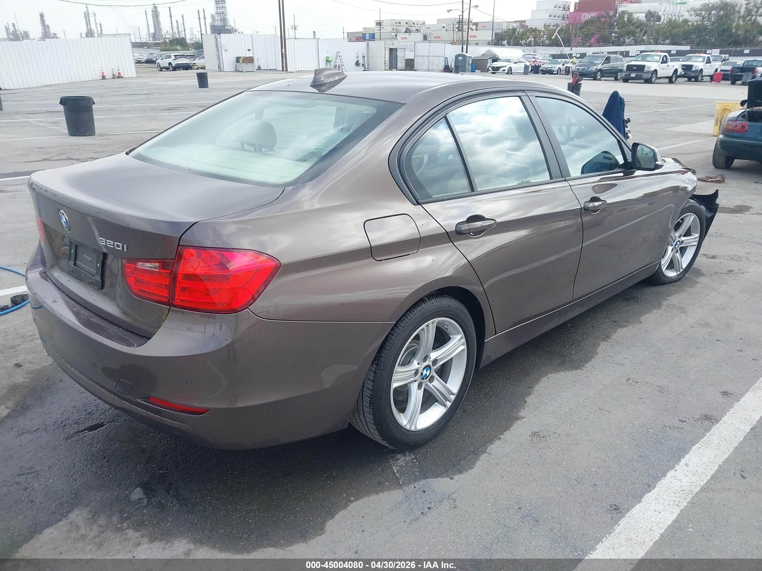 2015 Bmw 320 I Brown vin: WBA3B1C57FK139461