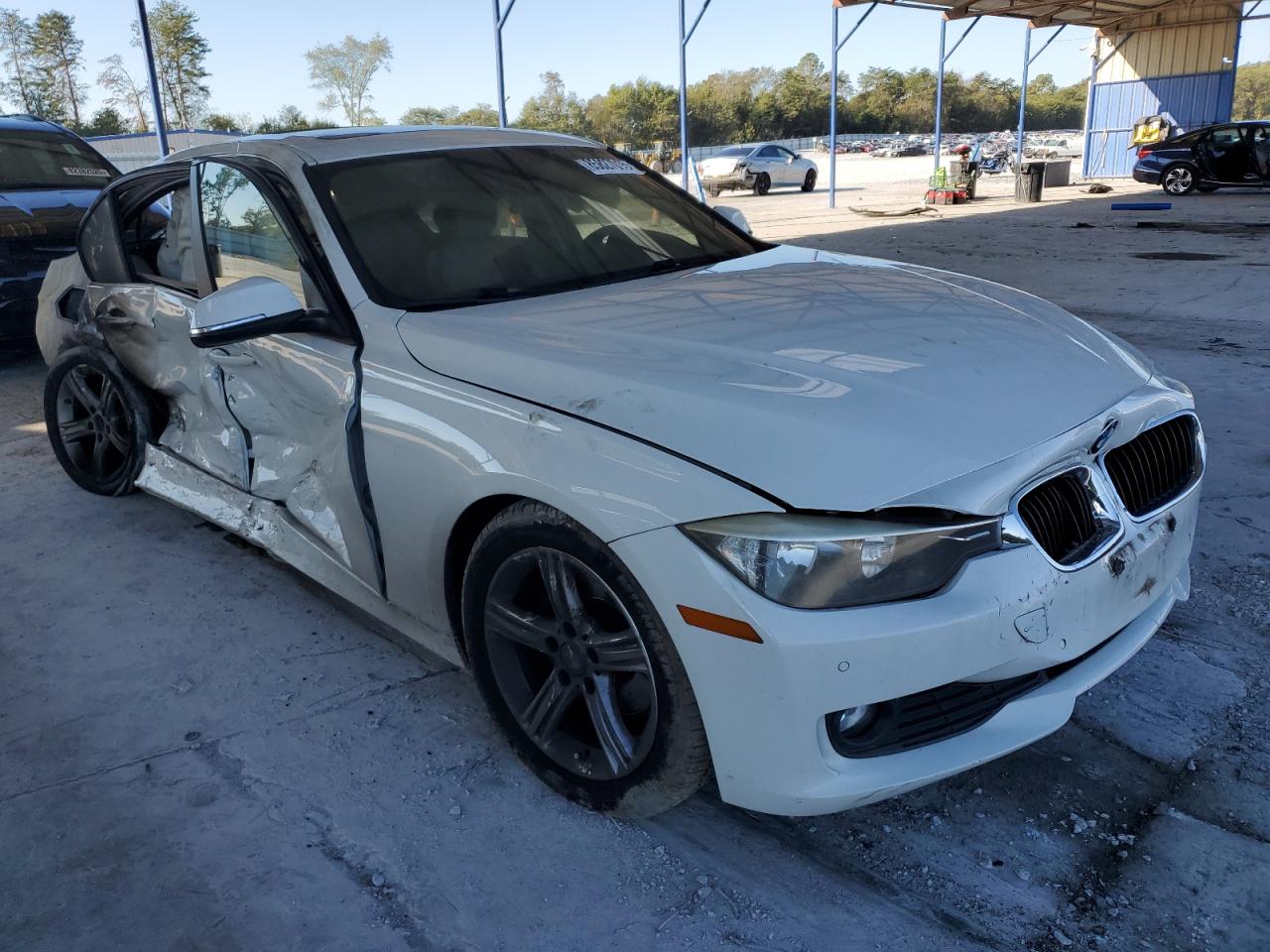 2013 Bmw 320 I White vin: WBA3B1C58DK128546
