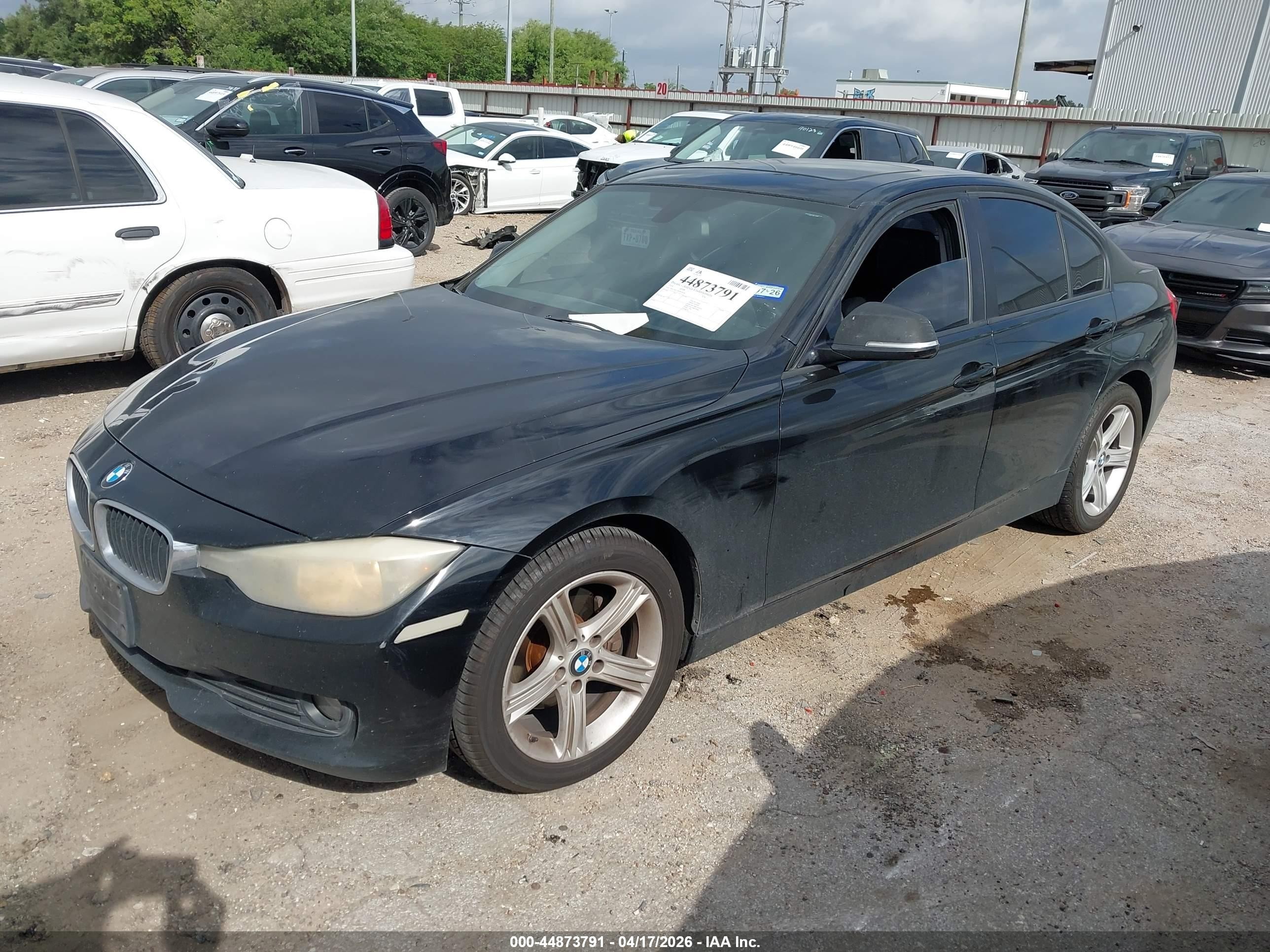 2014 Bmw 320i   Black vin: WBA3B1C58EP678768