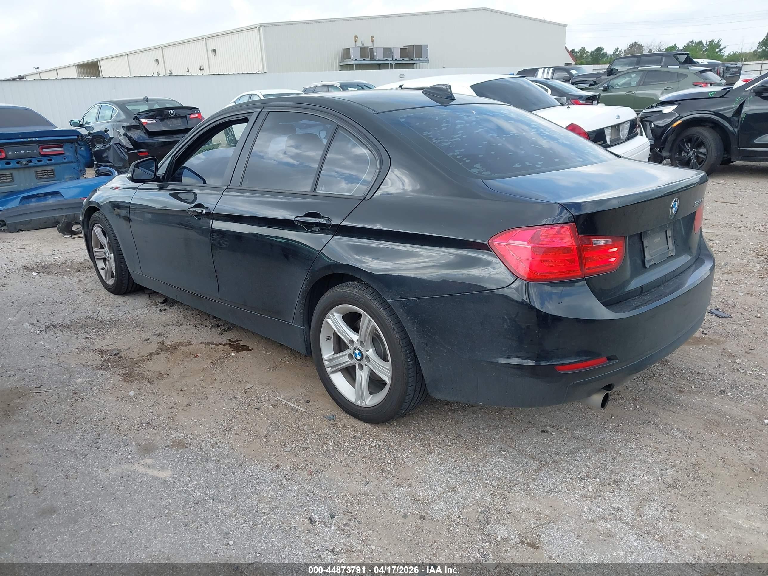 2014 Bmw 320i   Black vin: WBA3B1C58EP678768
