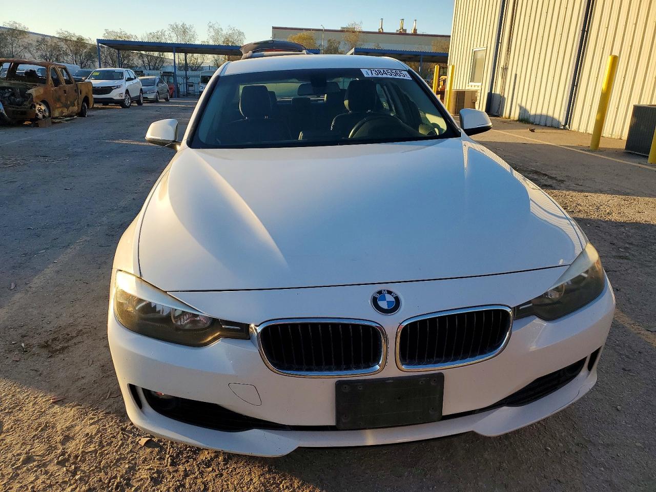 2014 Bmw 320 I White vin: WBA3B1C58EP680813
