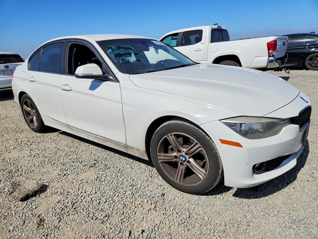 2015 Bmw 320 I White vin: WBA3B1C58FK135838